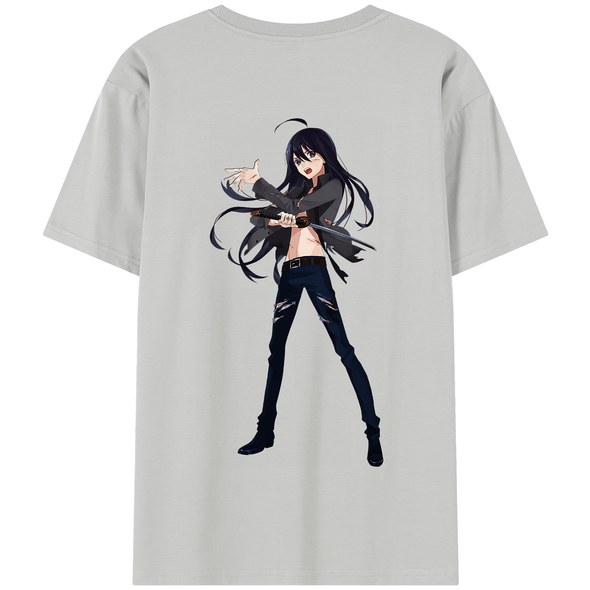 （画像用） 刀剣乱舞 Touken Ranbu 綿100％半袖Tシャツ（背面プリント）