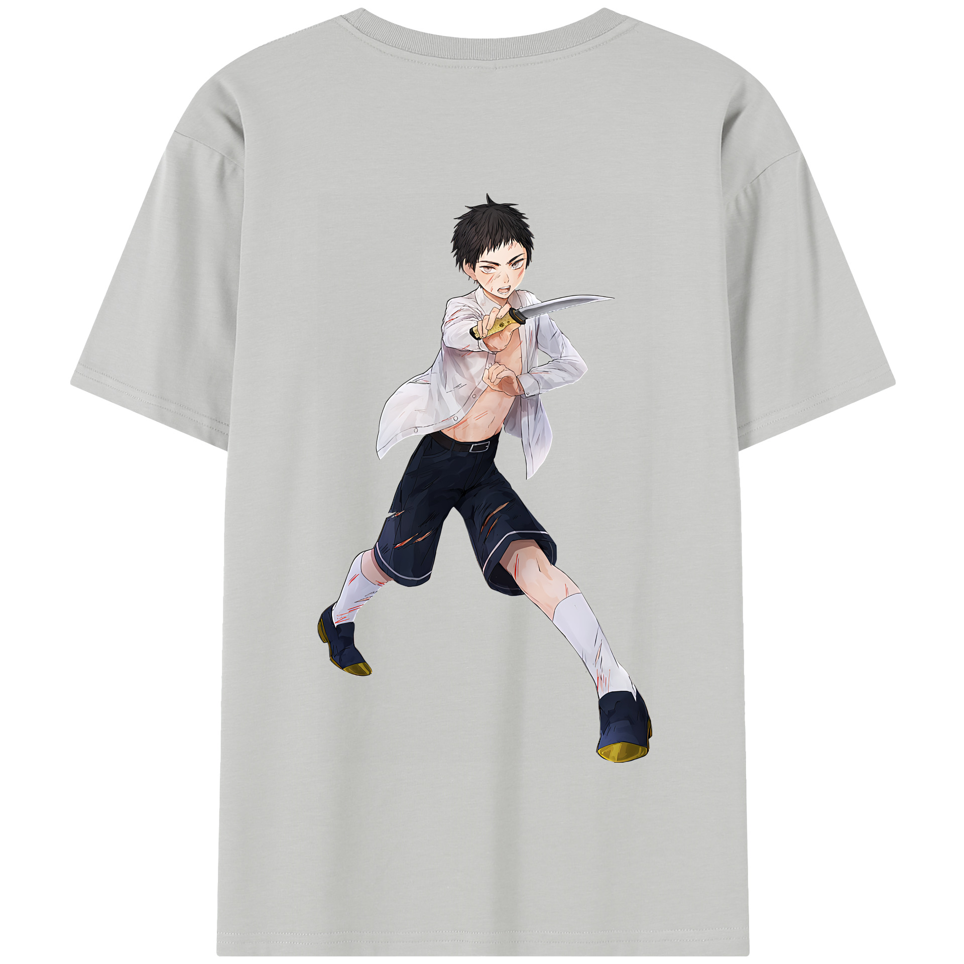 （画像用） 刀剣乱舞 Touken Ranbu 綿100％半袖Tシャツ（背面プリント）