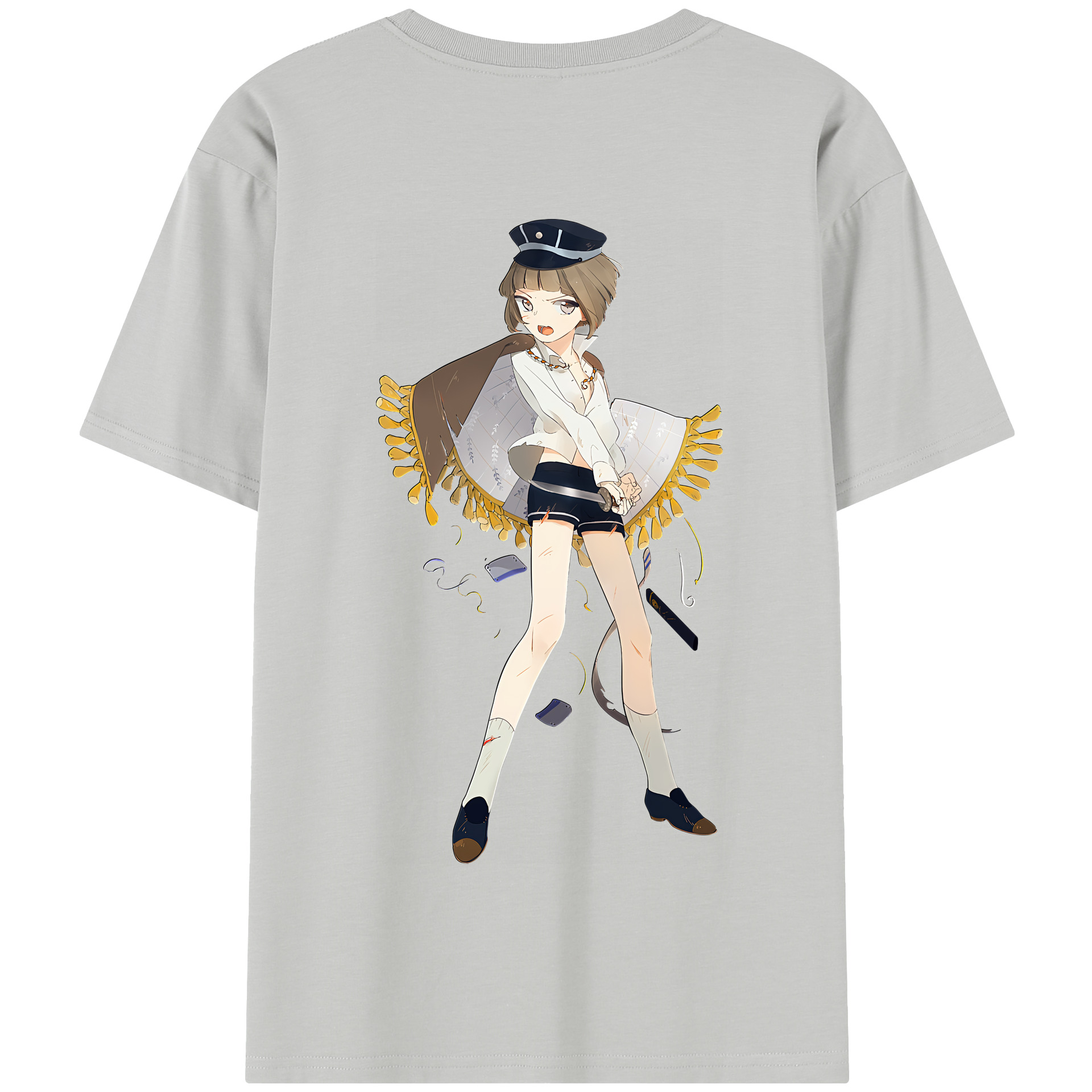 （画像用） 刀剣乱舞 Touken Ranbu 綿100％半袖Tシャツ（背面プリント）