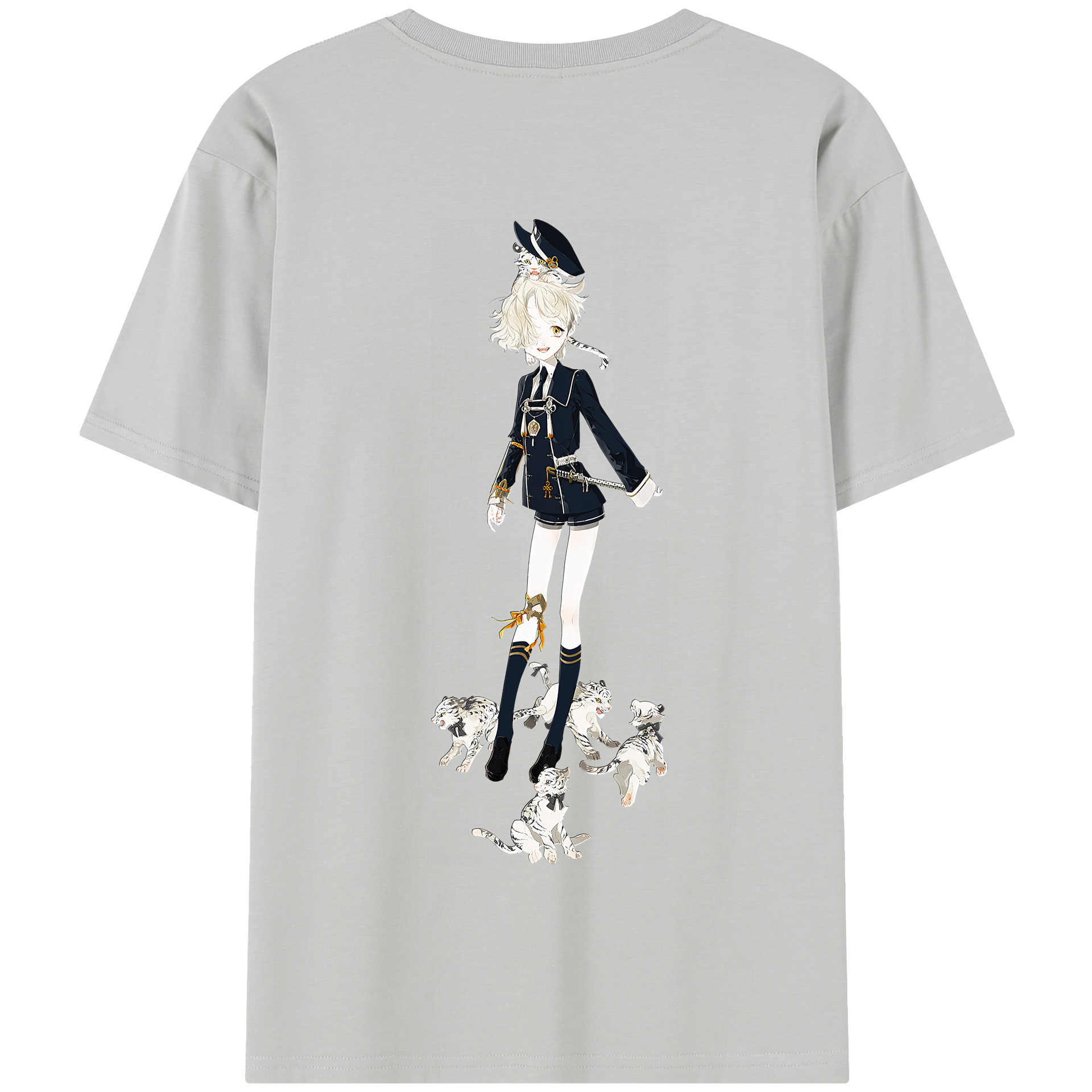 （画像用） 刀剣乱舞 Touken Ranbu 綿100％半袖Tシャツ（背面プリント）