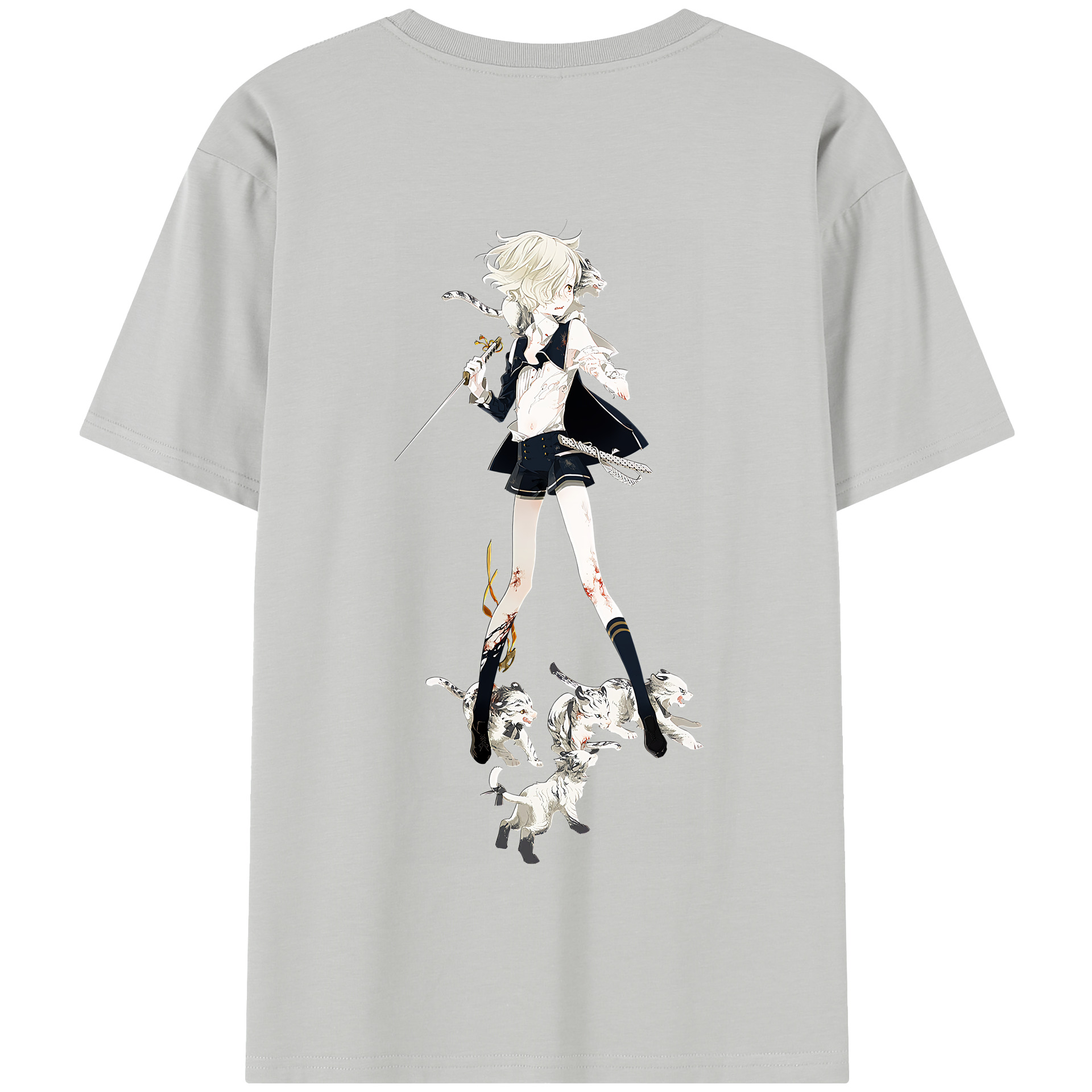 （画像用） 刀剣乱舞 Touken Ranbu 綿100％半袖Tシャツ（背面プリント）