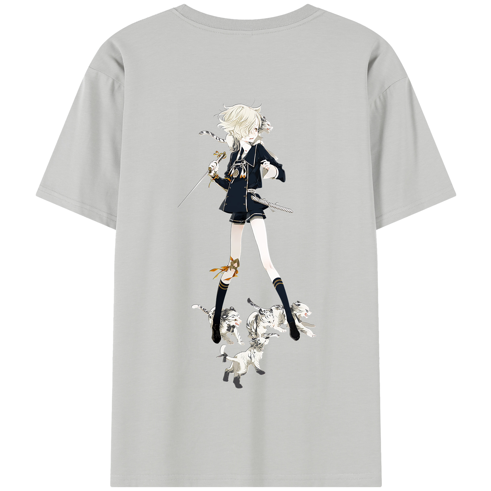 （画像用） 刀剣乱舞 Touken Ranbu 綿100％半袖Tシャツ（背面プリント）