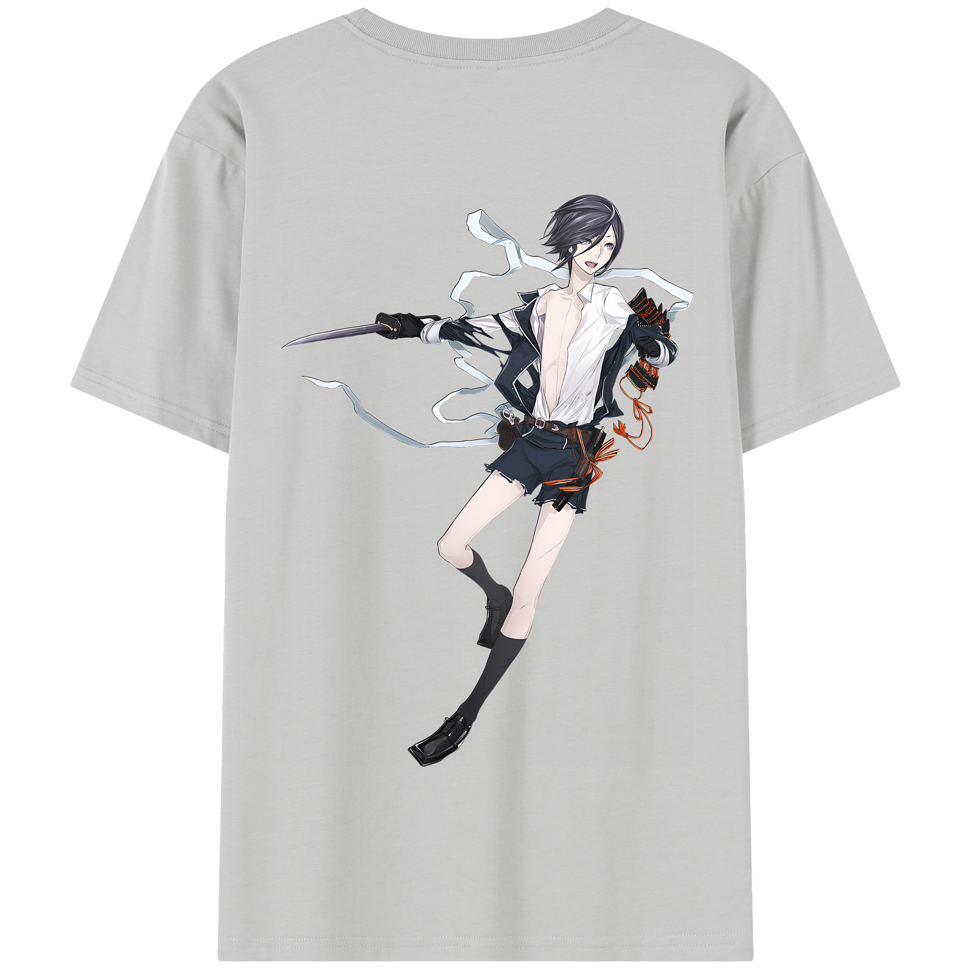 （画像用） 刀剣乱舞 Touken Ranbu 綿100％半袖Tシャツ（背面プリント）