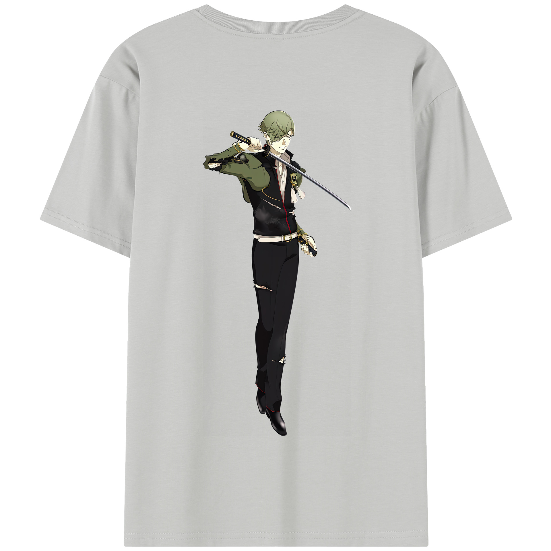 （画像用） 刀剣乱舞 Touken Ranbu 綿100％半袖Tシャツ（背面プリント）