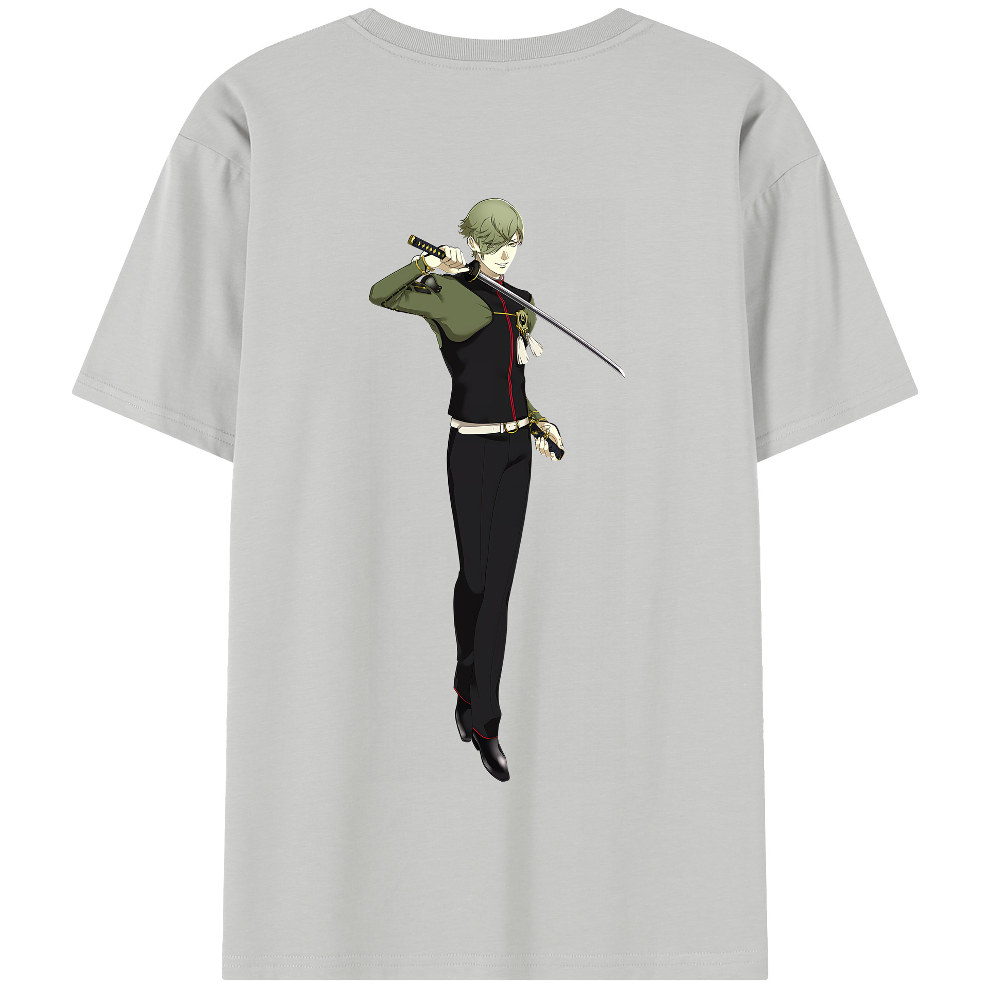 （画像用） 刀剣乱舞 Touken Ranbu 綿100％半袖Tシャツ（背面プリント）