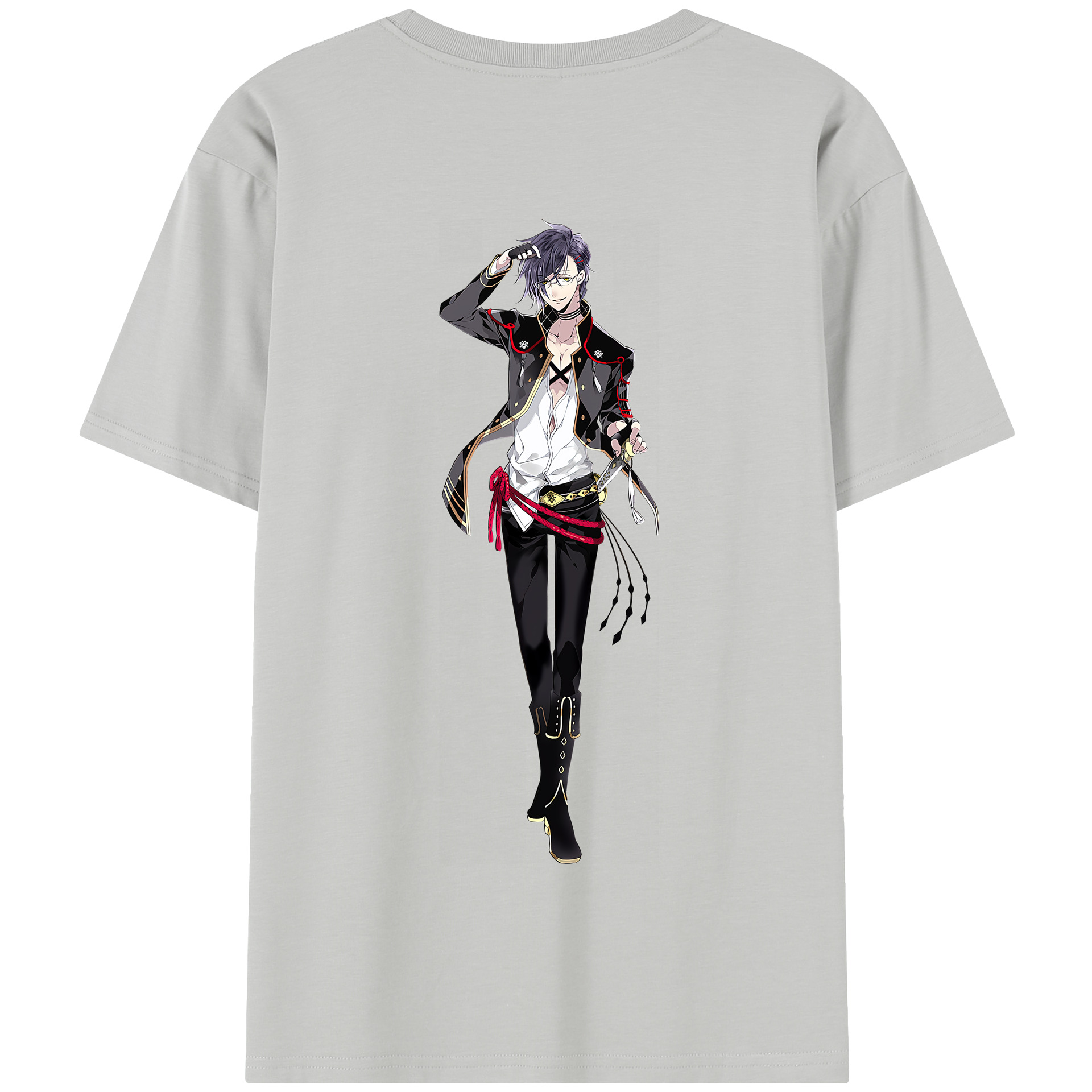 （画像用） 刀剣乱舞 Touken Ranbu 綿100％半袖Tシャツ（背面プリント）