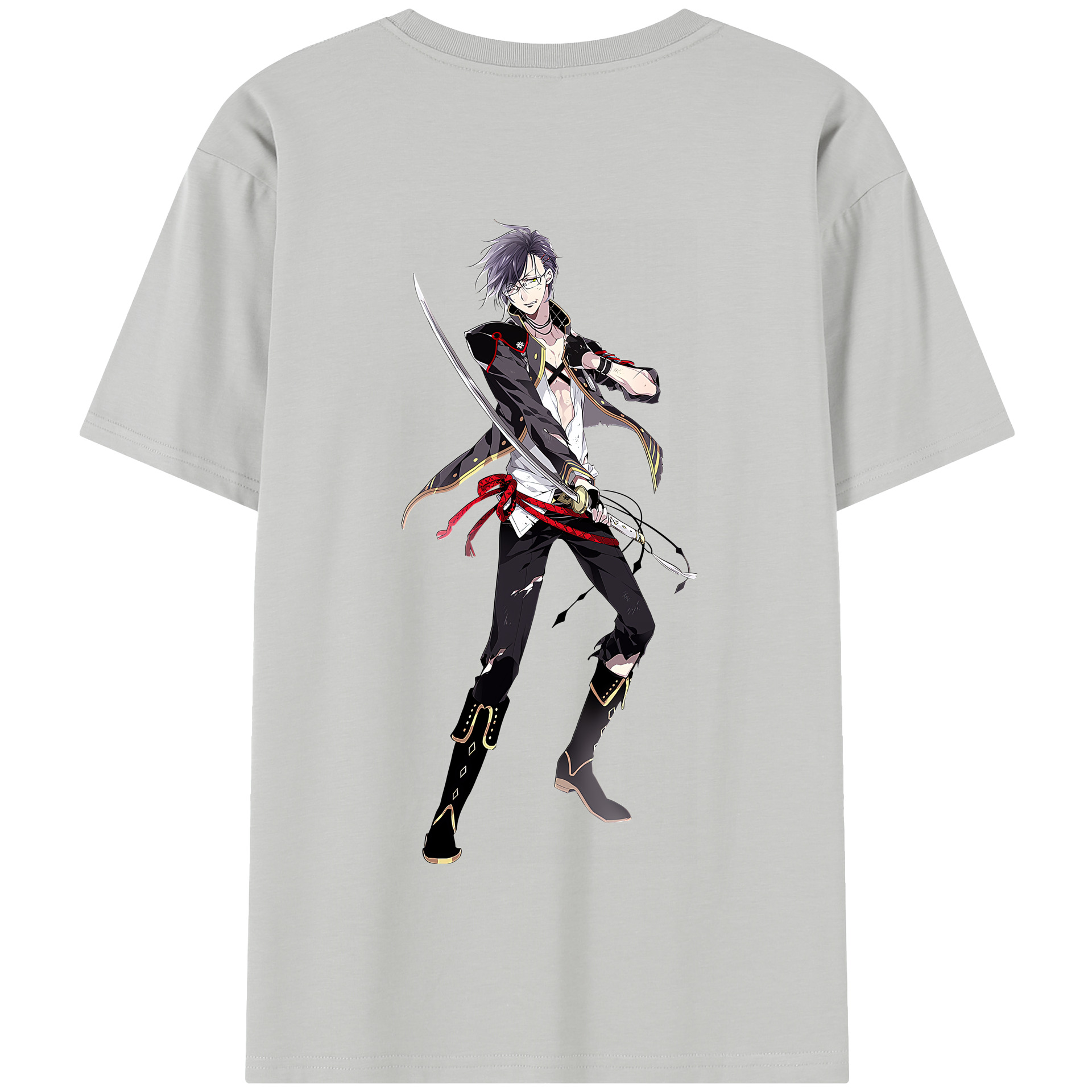 （画像用） 刀剣乱舞 Touken Ranbu 綿100％半袖Tシャツ（背面プリント）