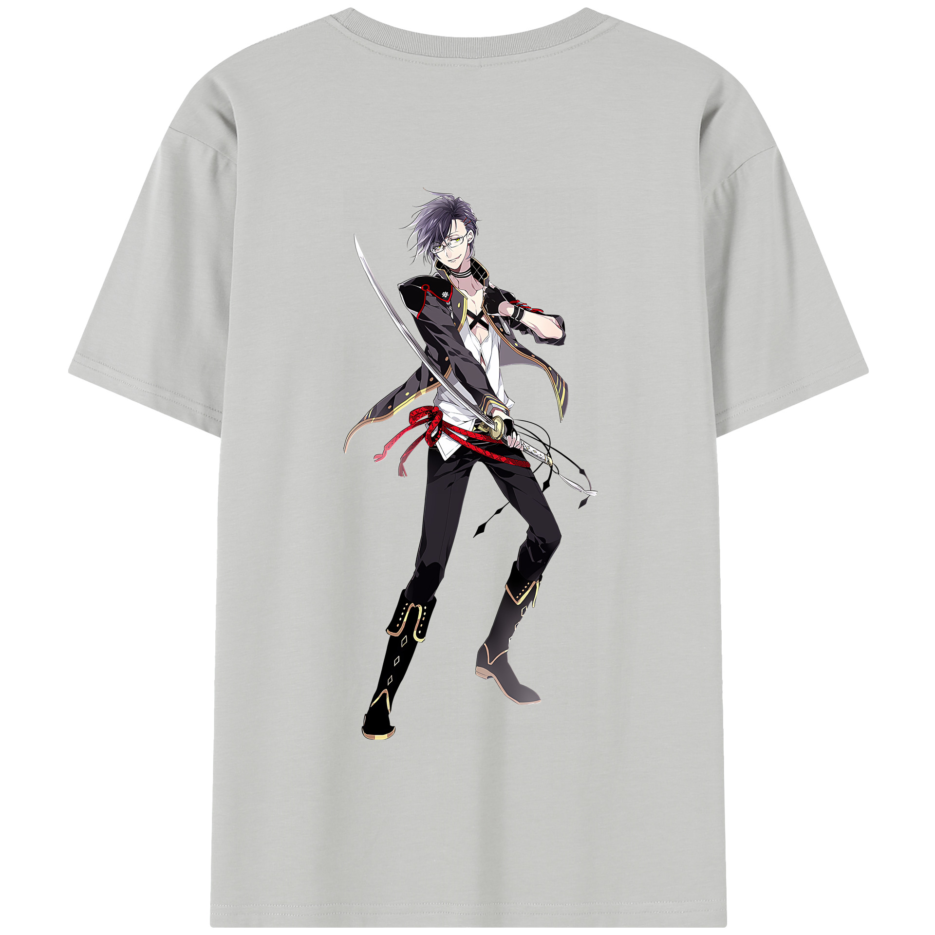 （画像用） 刀剣乱舞 Touken Ranbu 綿100％半袖Tシャツ（背面プリント）