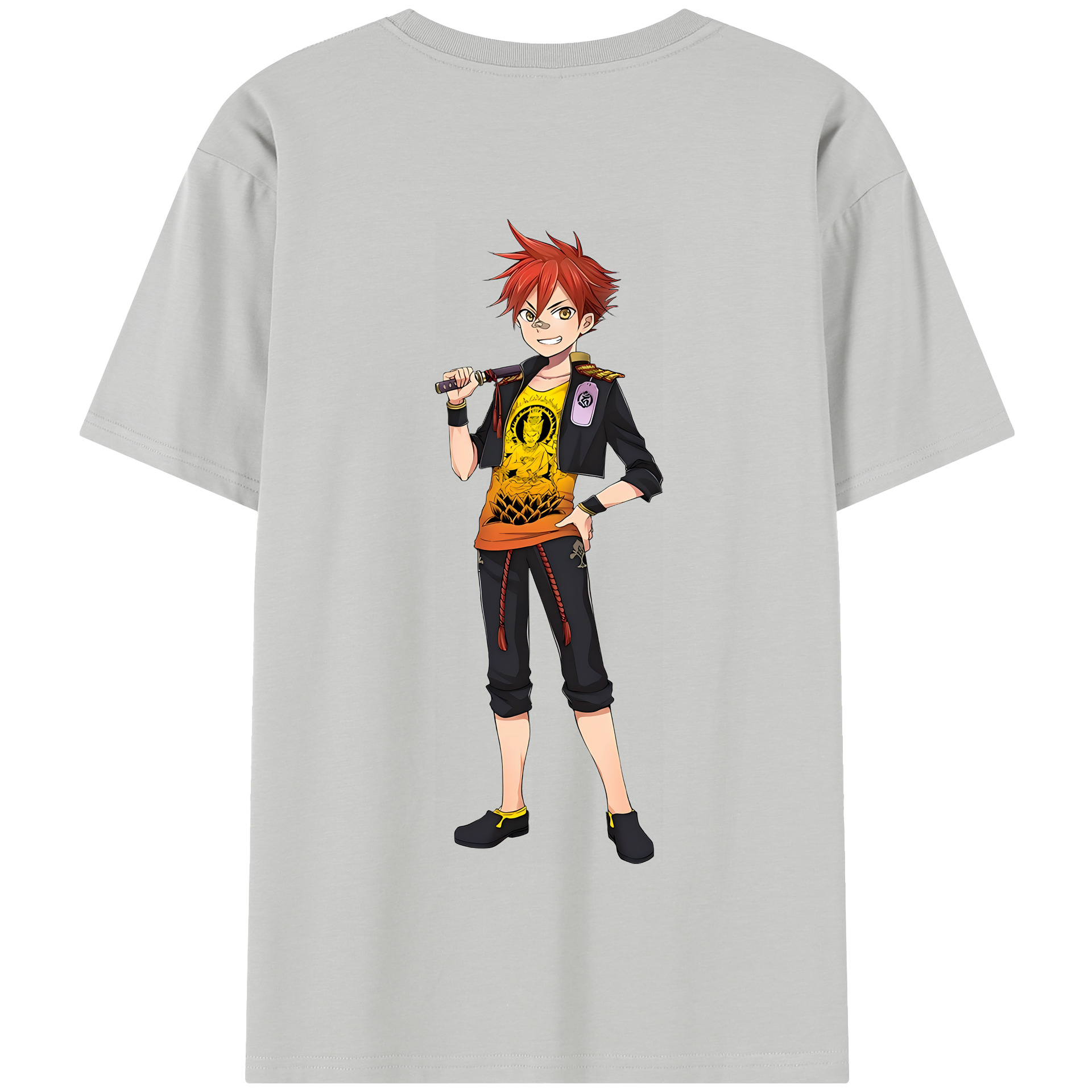 （画像用） 刀剣乱舞 Touken Ranbu 綿100％半袖Tシャツ（背面プリント）