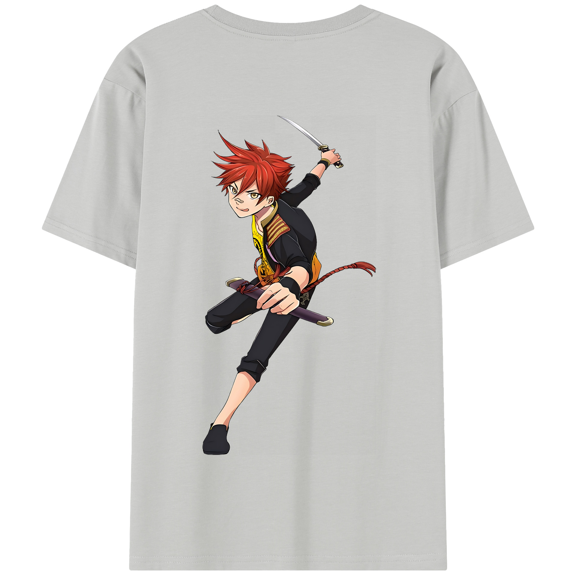 （画像用） 刀剣乱舞 Touken Ranbu 綿100％半袖Tシャツ（背面プリント）