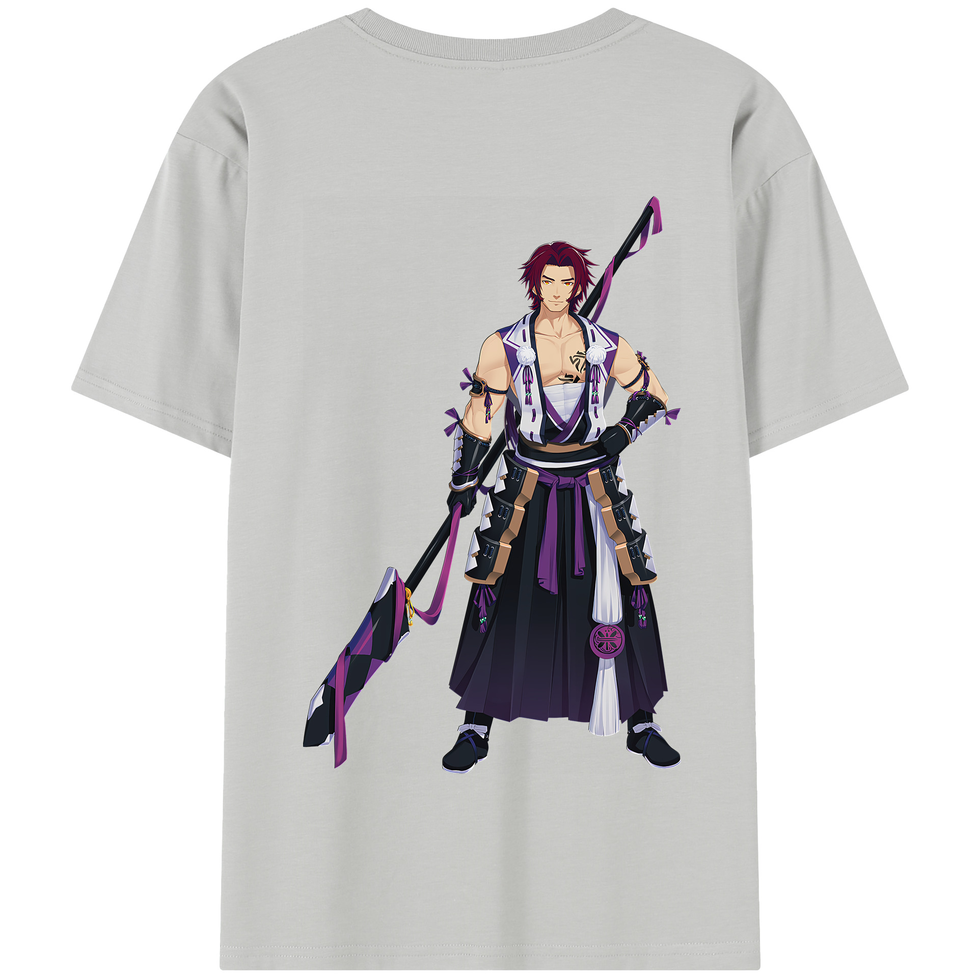 （画像用） 刀剣乱舞 Touken Ranbu 綿100％半袖Tシャツ（背面プリント）