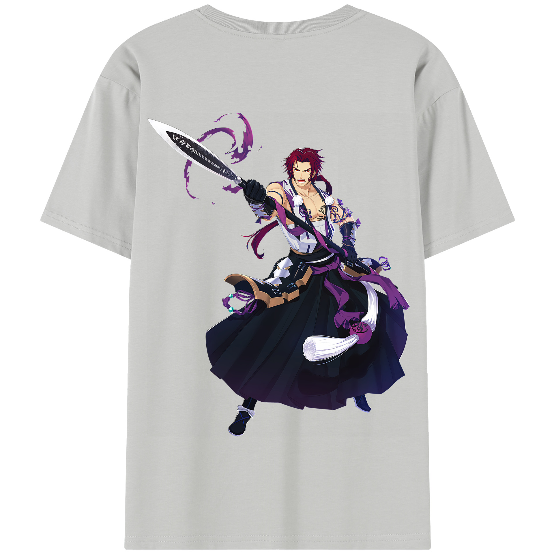 （画像用） 刀剣乱舞 Touken Ranbu 綿100％半袖Tシャツ（背面プリント）
