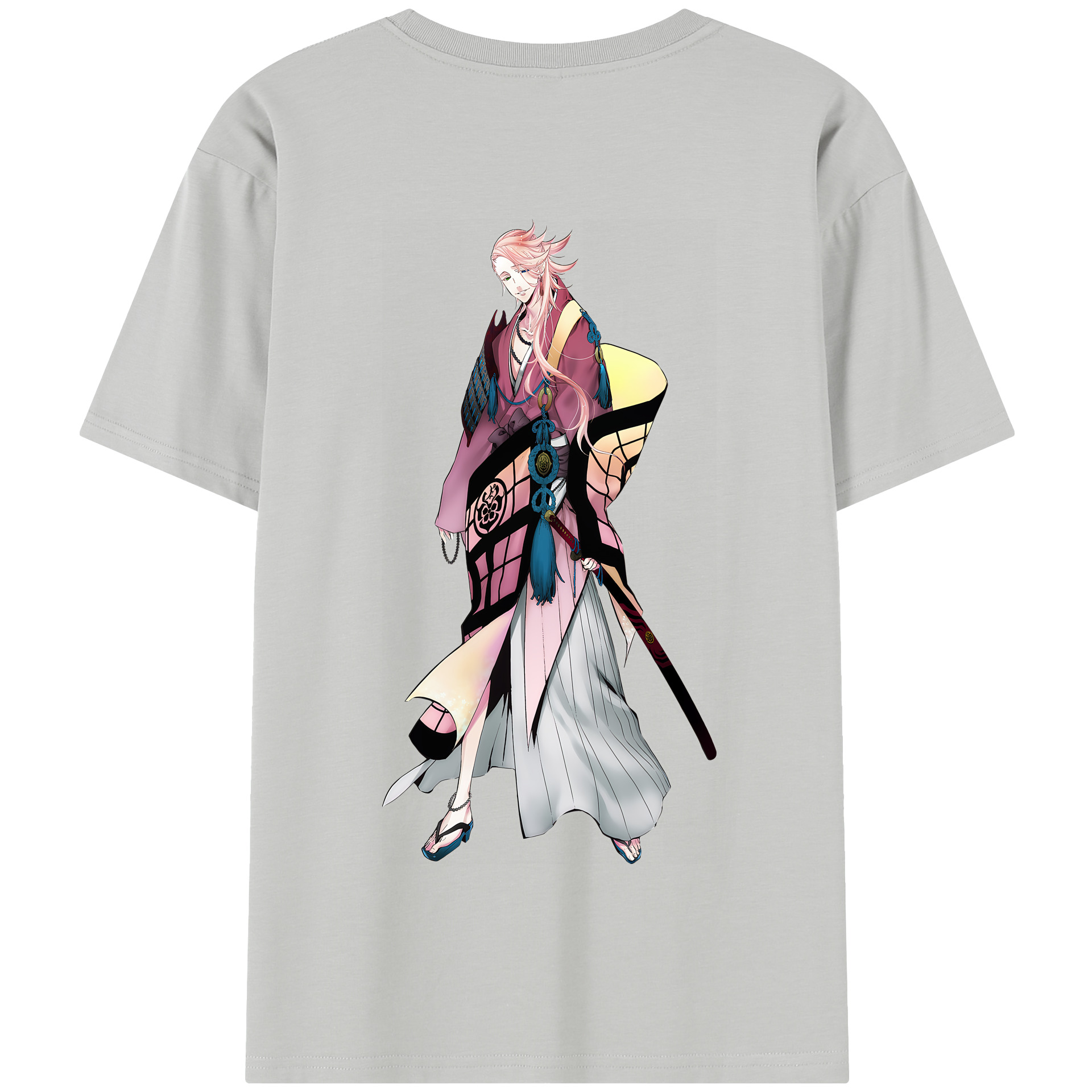 （画像用） 刀剣乱舞 Touken Ranbu 綿100％半袖Tシャツ（背面プリント）
