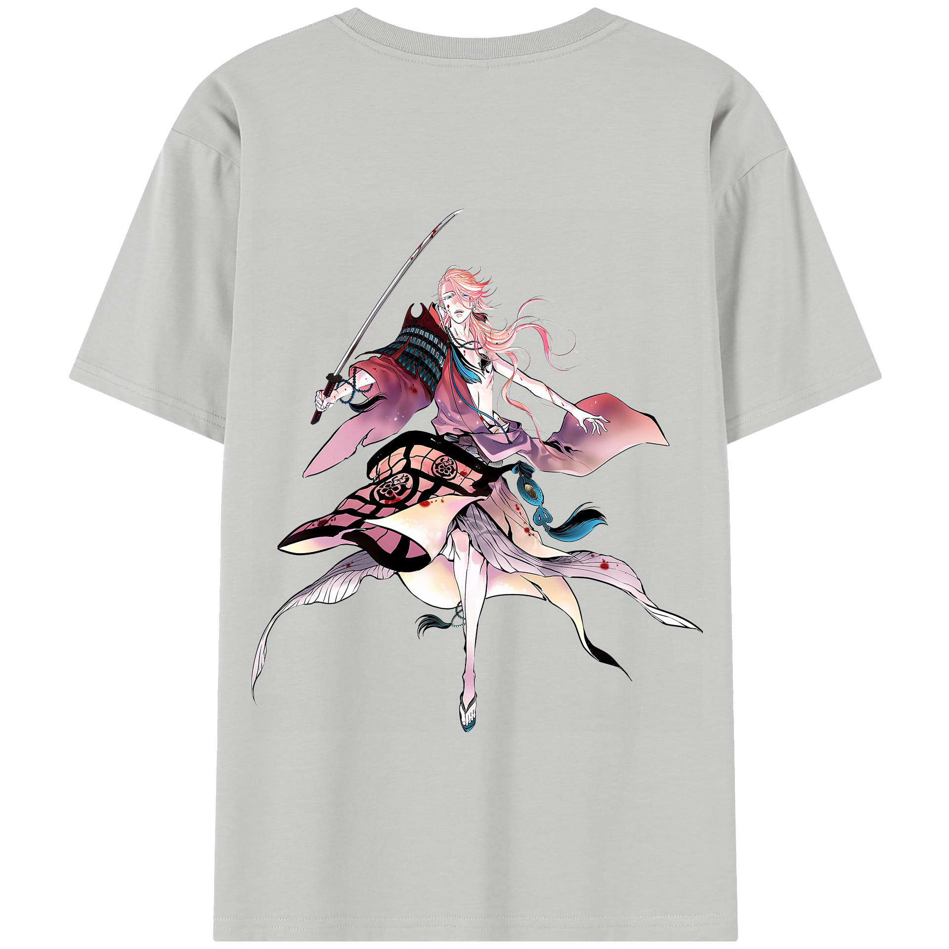 （画像用） 刀剣乱舞 Touken Ranbu 綿100％半袖Tシャツ（背面プリント）