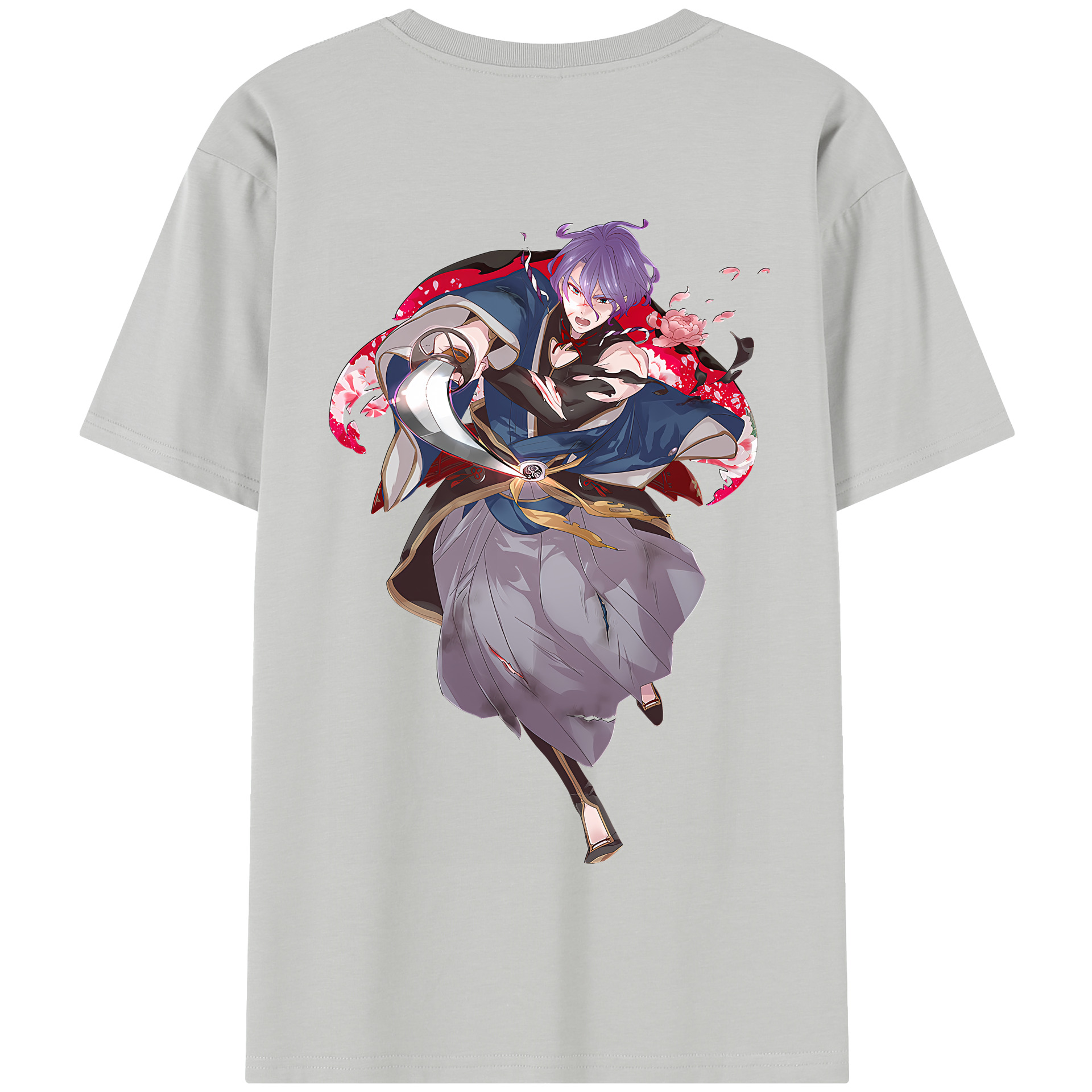 （画像用） 刀剣乱舞 Touken Ranbu 綿100％半袖Tシャツ（背面プリント）