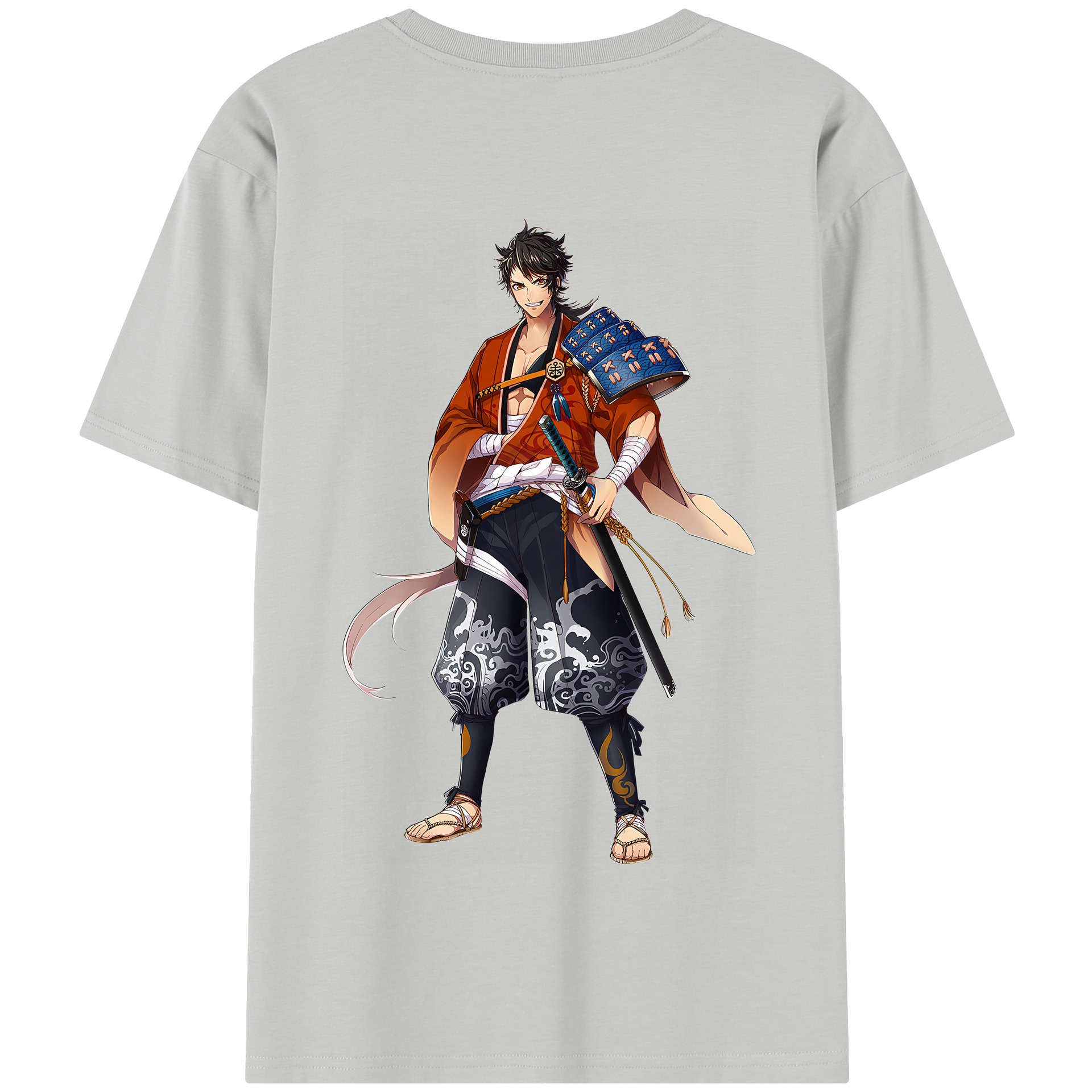 （画像用） 刀剣乱舞 Touken Ranbu 綿100％半袖Tシャツ（背面プリント）