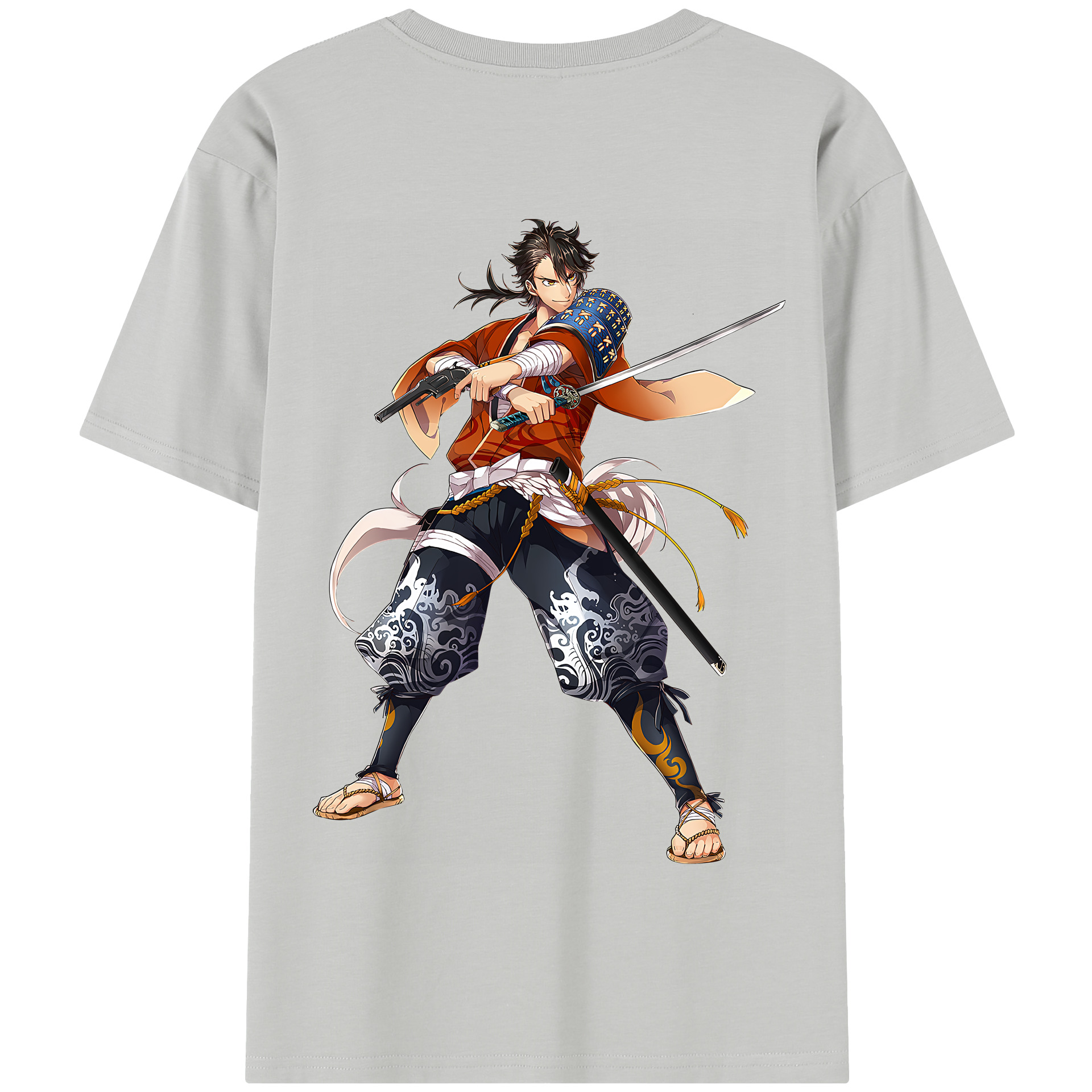 （画像用） 刀剣乱舞 Touken Ranbu 綿100％半袖Tシャツ（背面プリント）