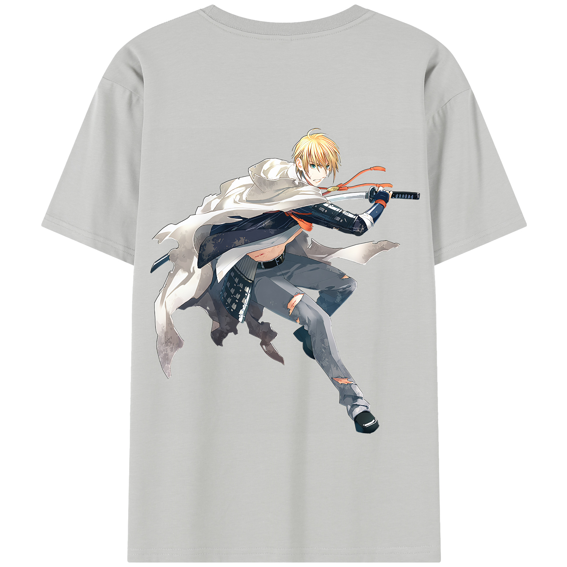 （画像用） 刀剣乱舞 Touken Ranbu 綿100％半袖Tシャツ（背面プリント）