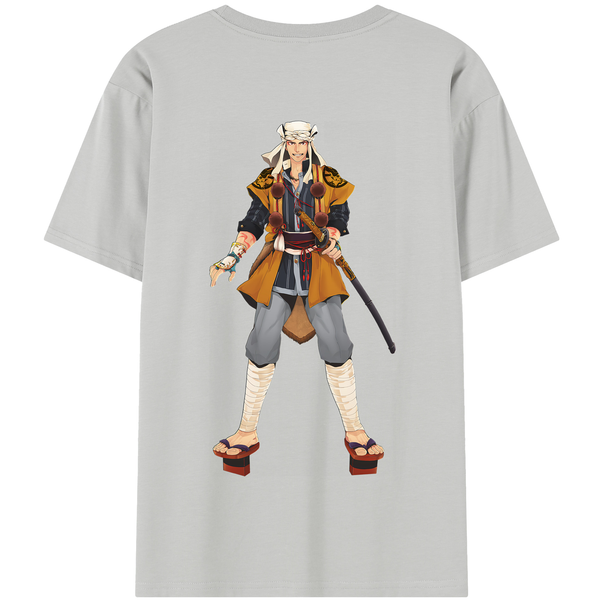 （画像用） 刀剣乱舞 Touken Ranbu 綿100％半袖Tシャツ（背面プリント）