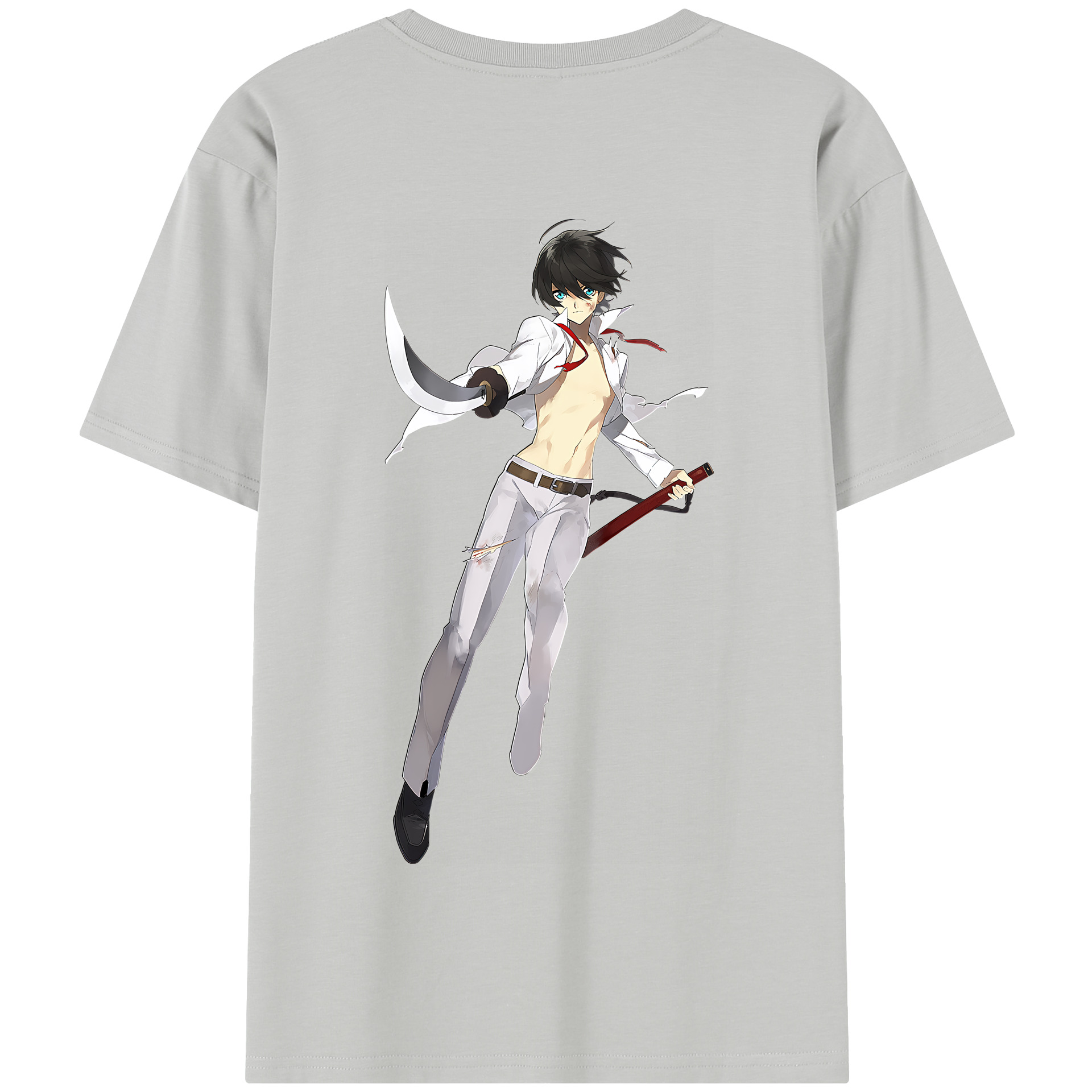 （画像用） 刀剣乱舞 Touken Ranbu 綿100％半袖Tシャツ（背面プリント）