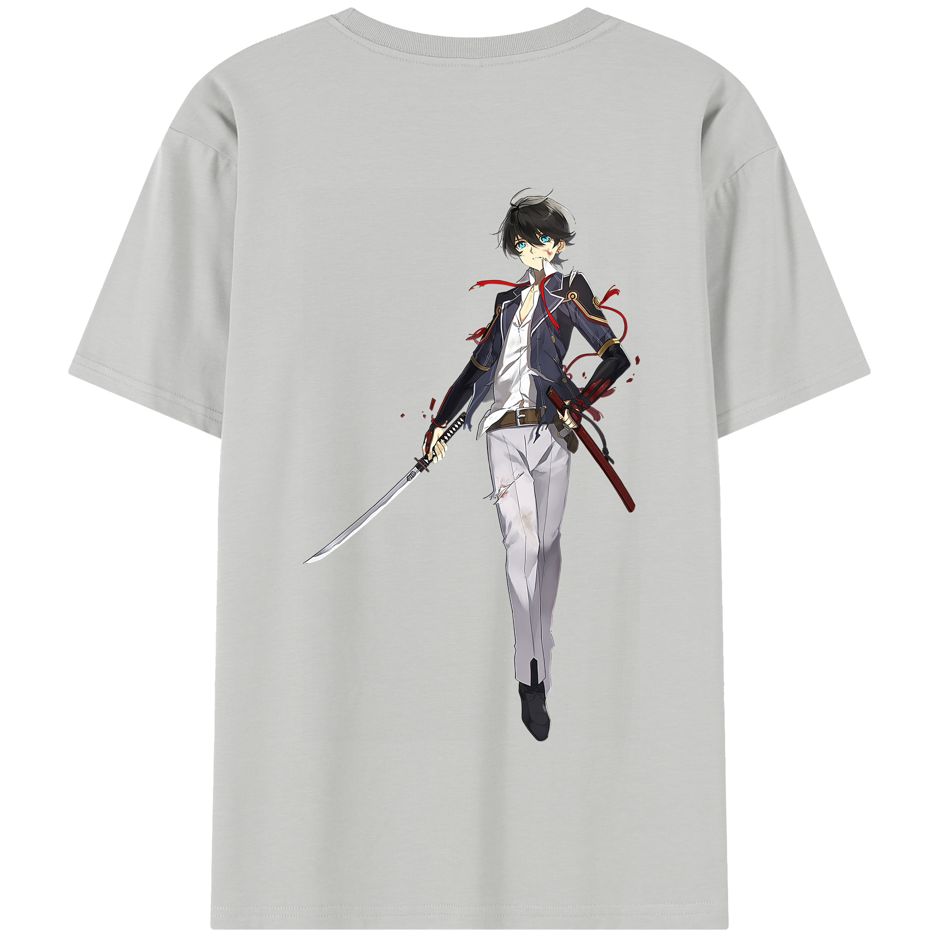 （画像用） 刀剣乱舞 Touken Ranbu 綿100％半袖Tシャツ（背面プリント）