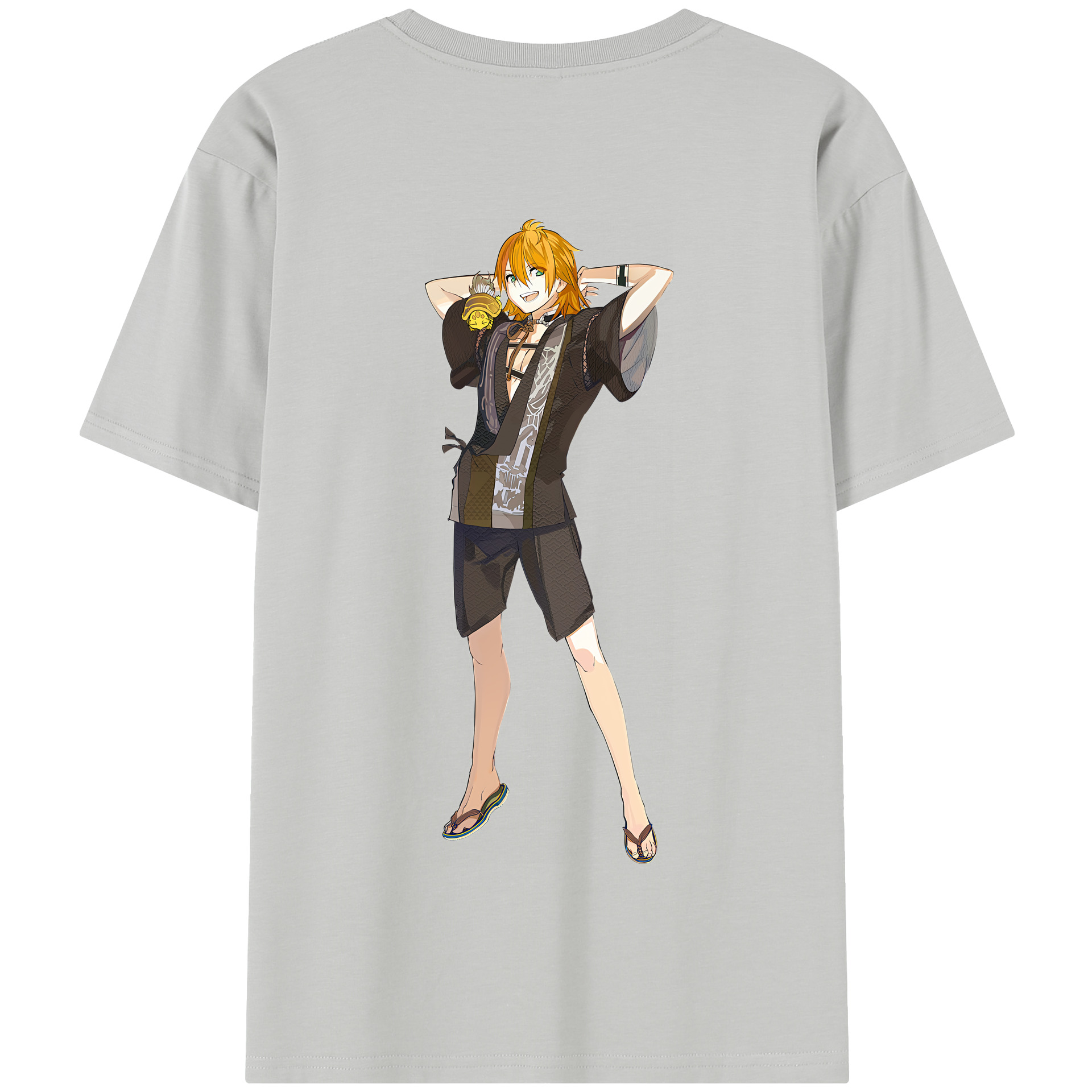 （画像用） 刀剣乱舞 Touken Ranbu 綿100％半袖Tシャツ（背面プリント）