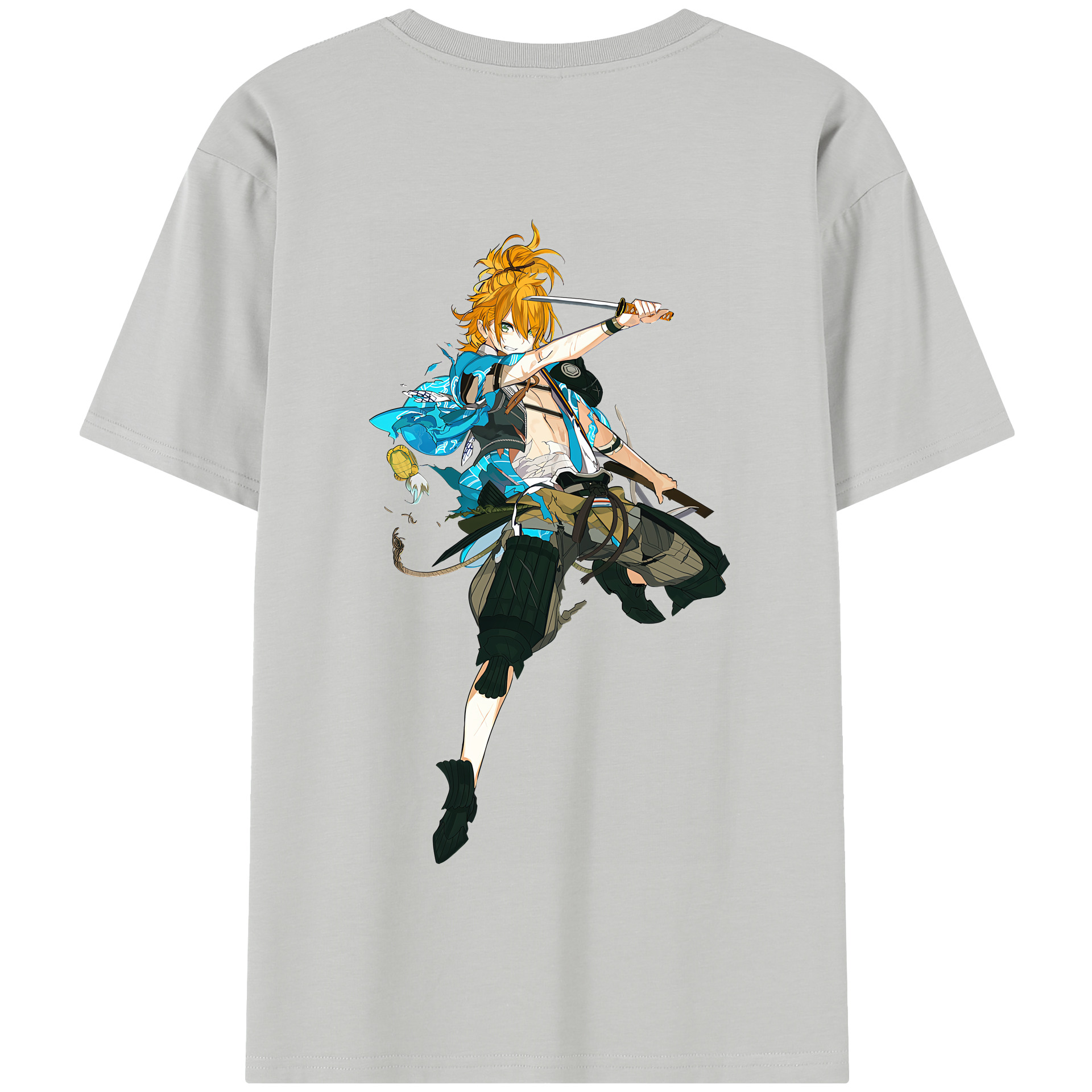 （画像用） 刀剣乱舞 Touken Ranbu 綿100％半袖Tシャツ（背面プリント）