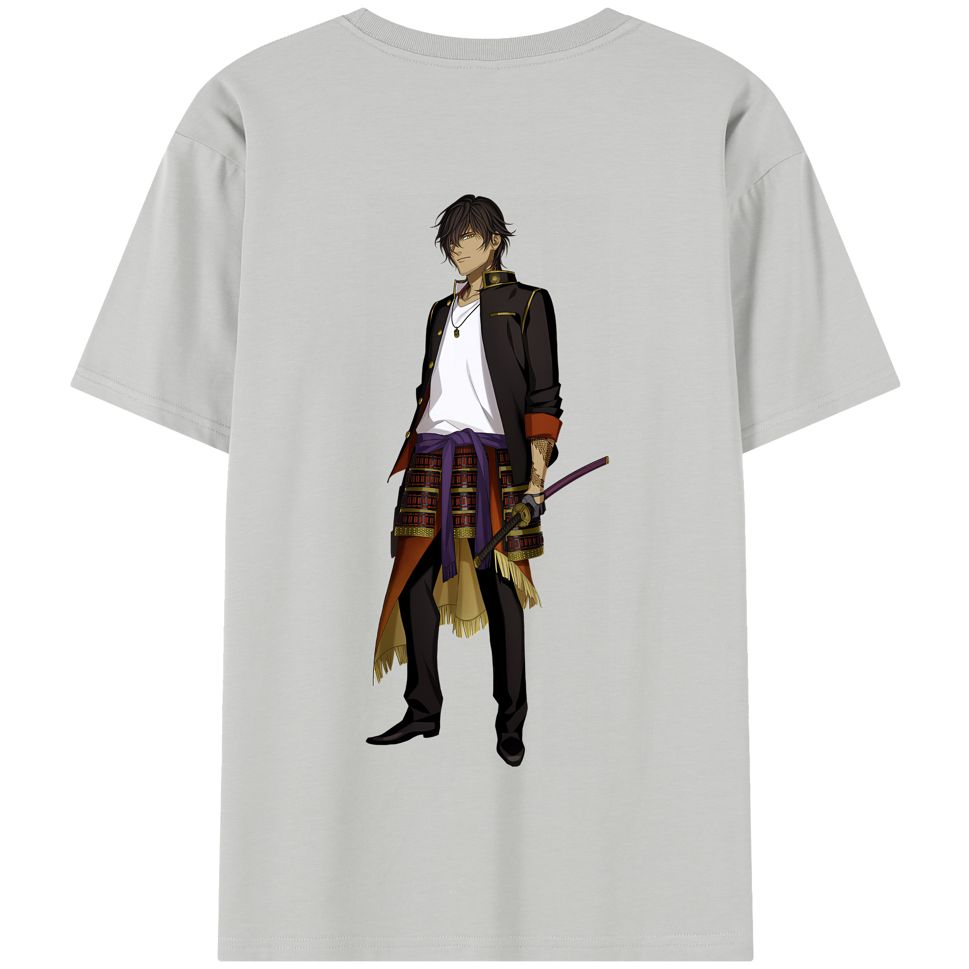（画像用） 刀剣乱舞 Touken Ranbu 綿100％半袖Tシャツ（背面プリント）