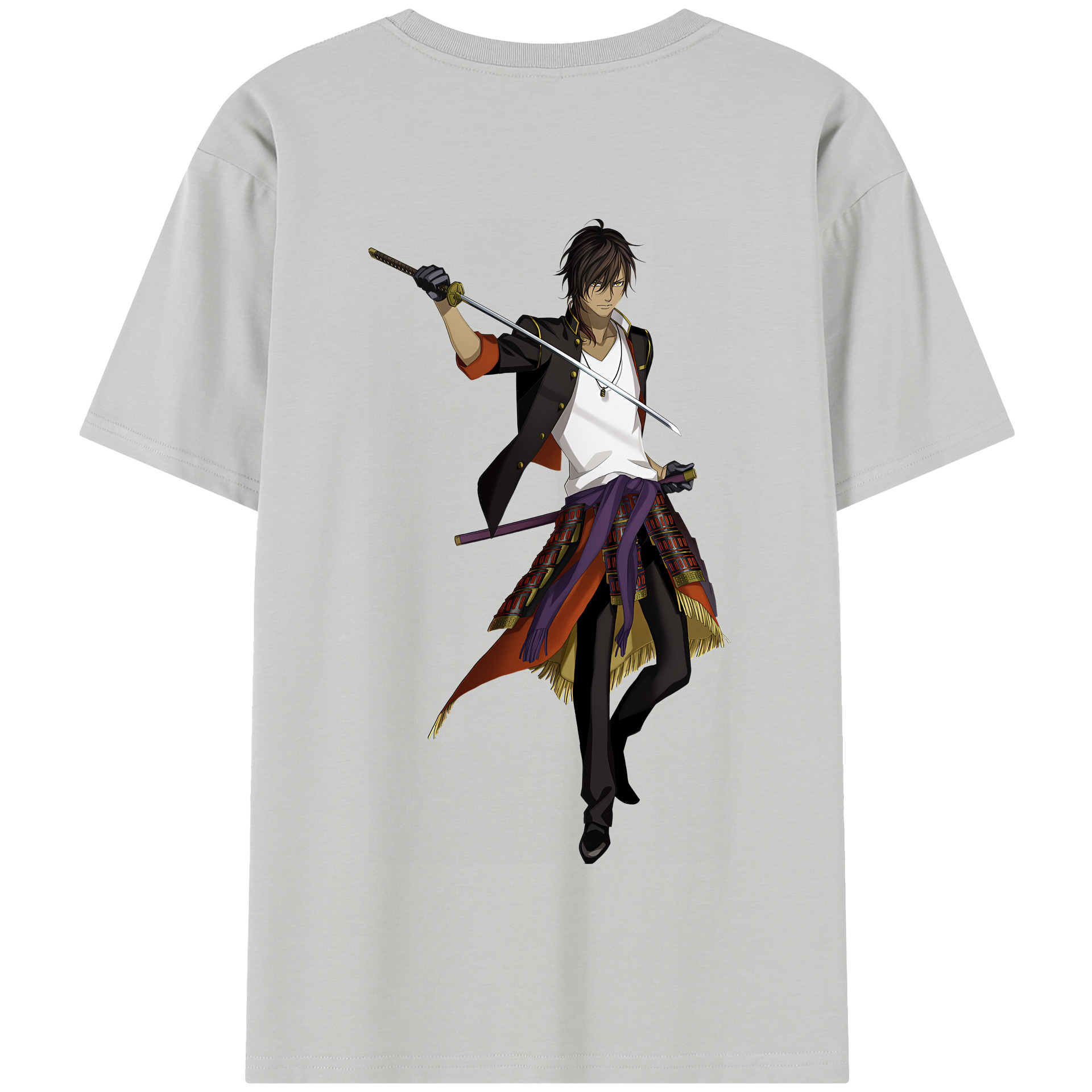 （画像用） 刀剣乱舞 Touken Ranbu 綿100％半袖Tシャツ（背面プリント）