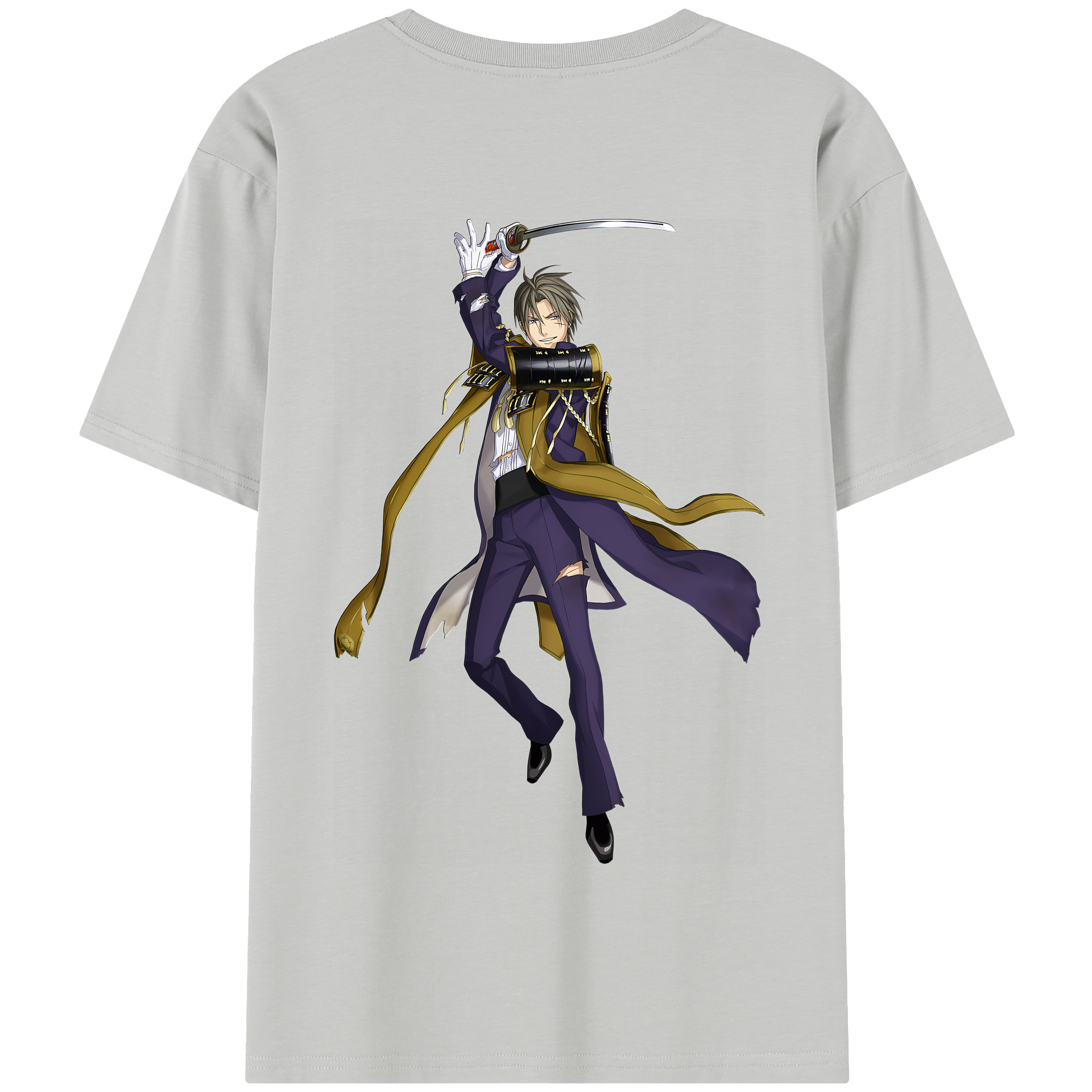 （画像用） 刀剣乱舞 Touken Ranbu 綿100％半袖Tシャツ（背面プリント）