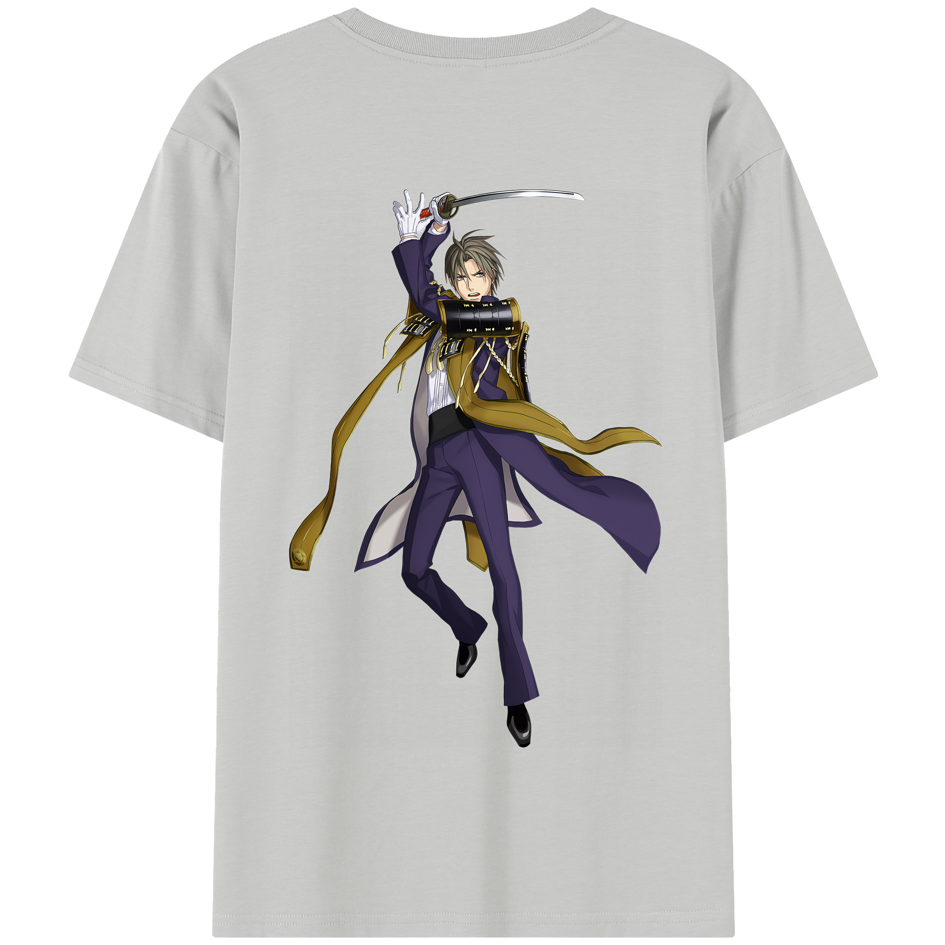 （画像用） 刀剣乱舞 Touken Ranbu 綿100％半袖Tシャツ（背面プリント）