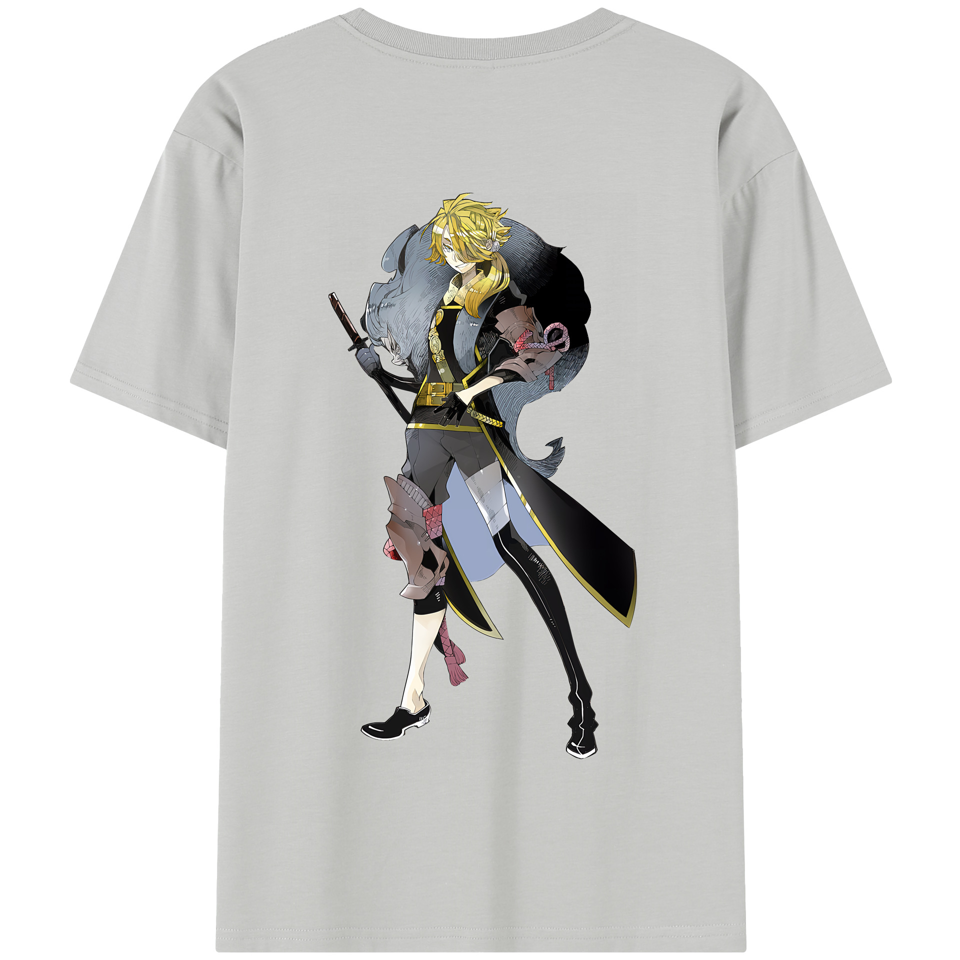 （画像用） 刀剣乱舞 Touken Ranbu 綿100％半袖Tシャツ（背面プリント）