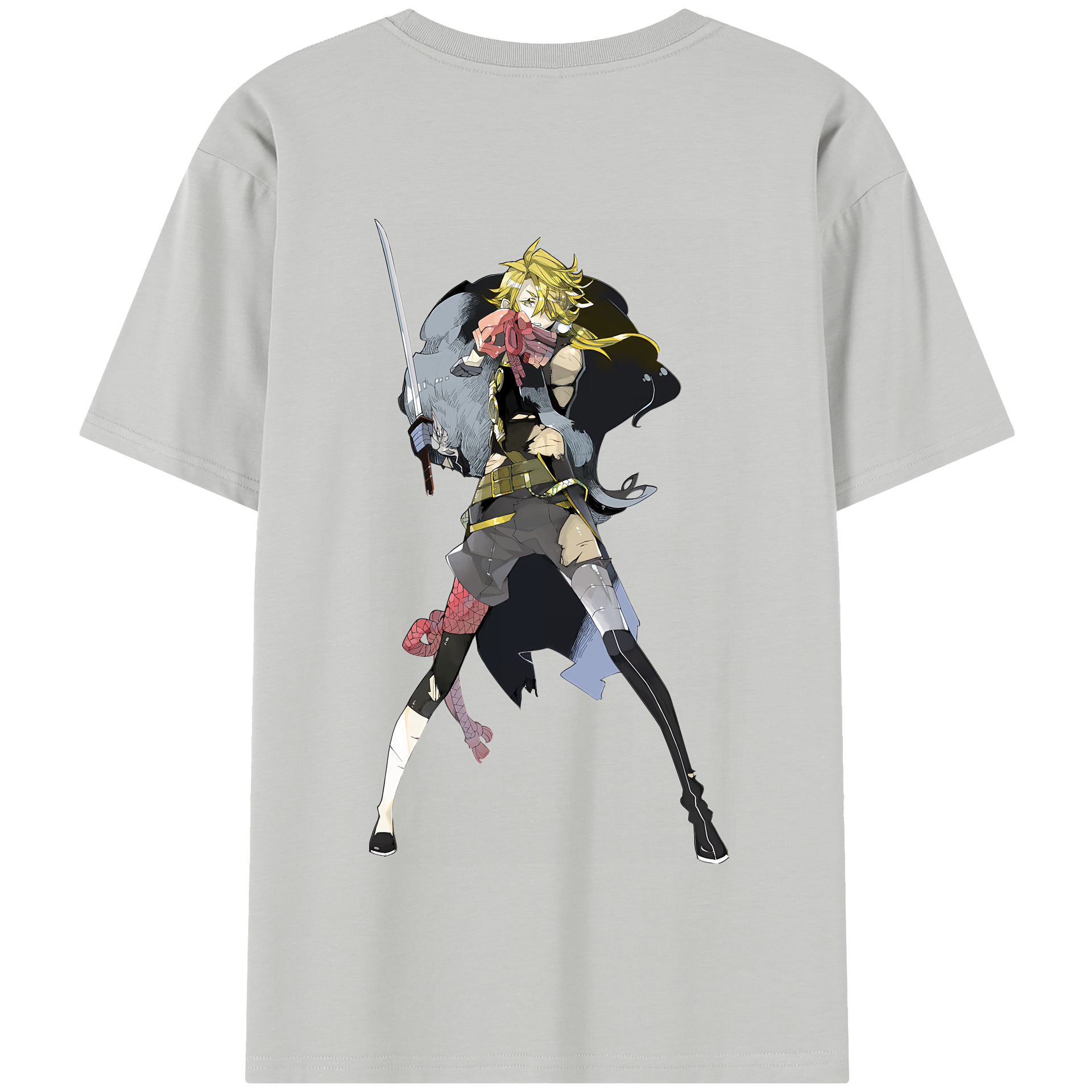 （画像用） 刀剣乱舞 Touken Ranbu 綿100％半袖Tシャツ（背面プリント）
