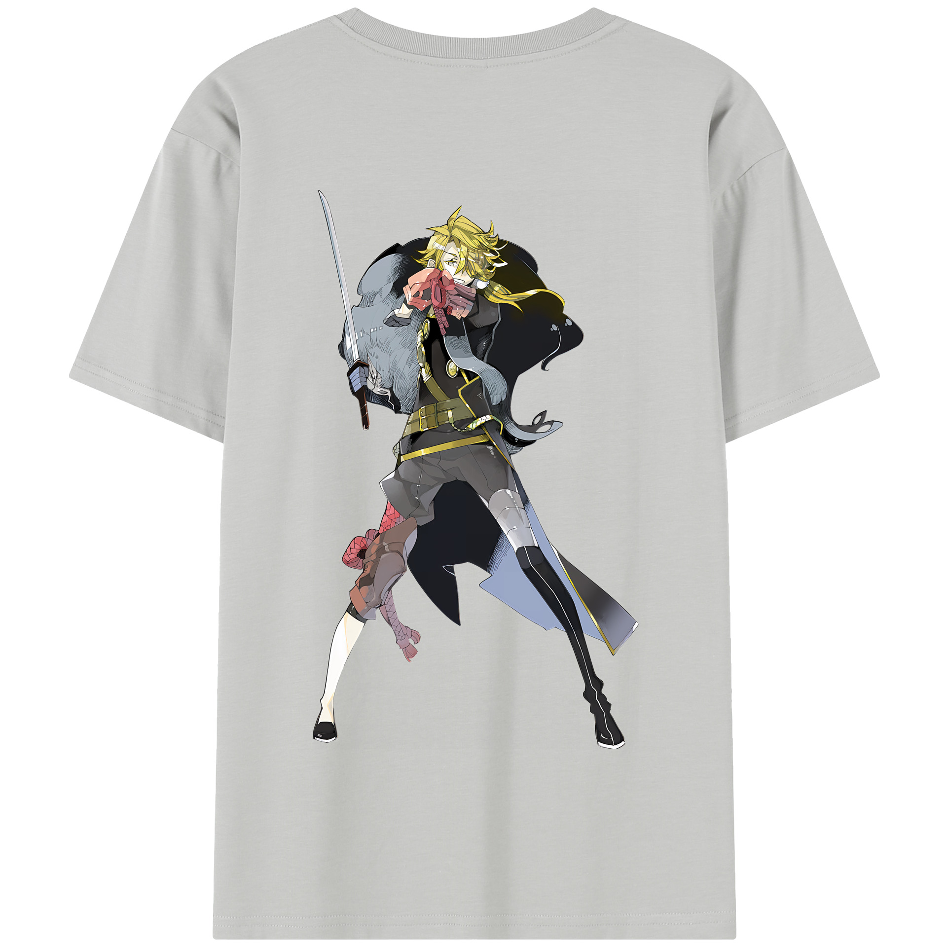 （画像用） 刀剣乱舞 Touken Ranbu 綿100％半袖Tシャツ（背面プリント）