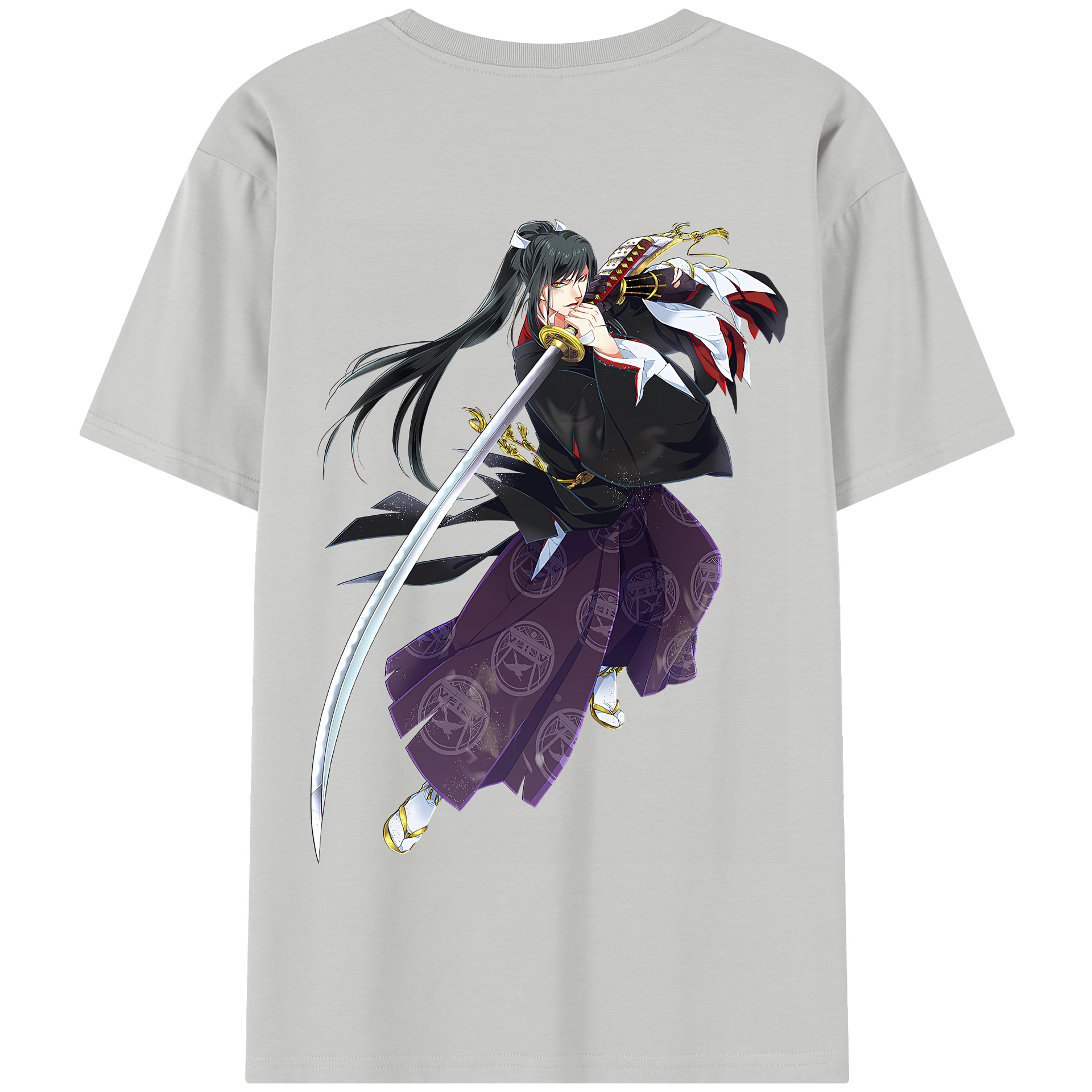 （画像用） 刀剣乱舞 Touken Ranbu 綿100％半袖Tシャツ（背面プリント）