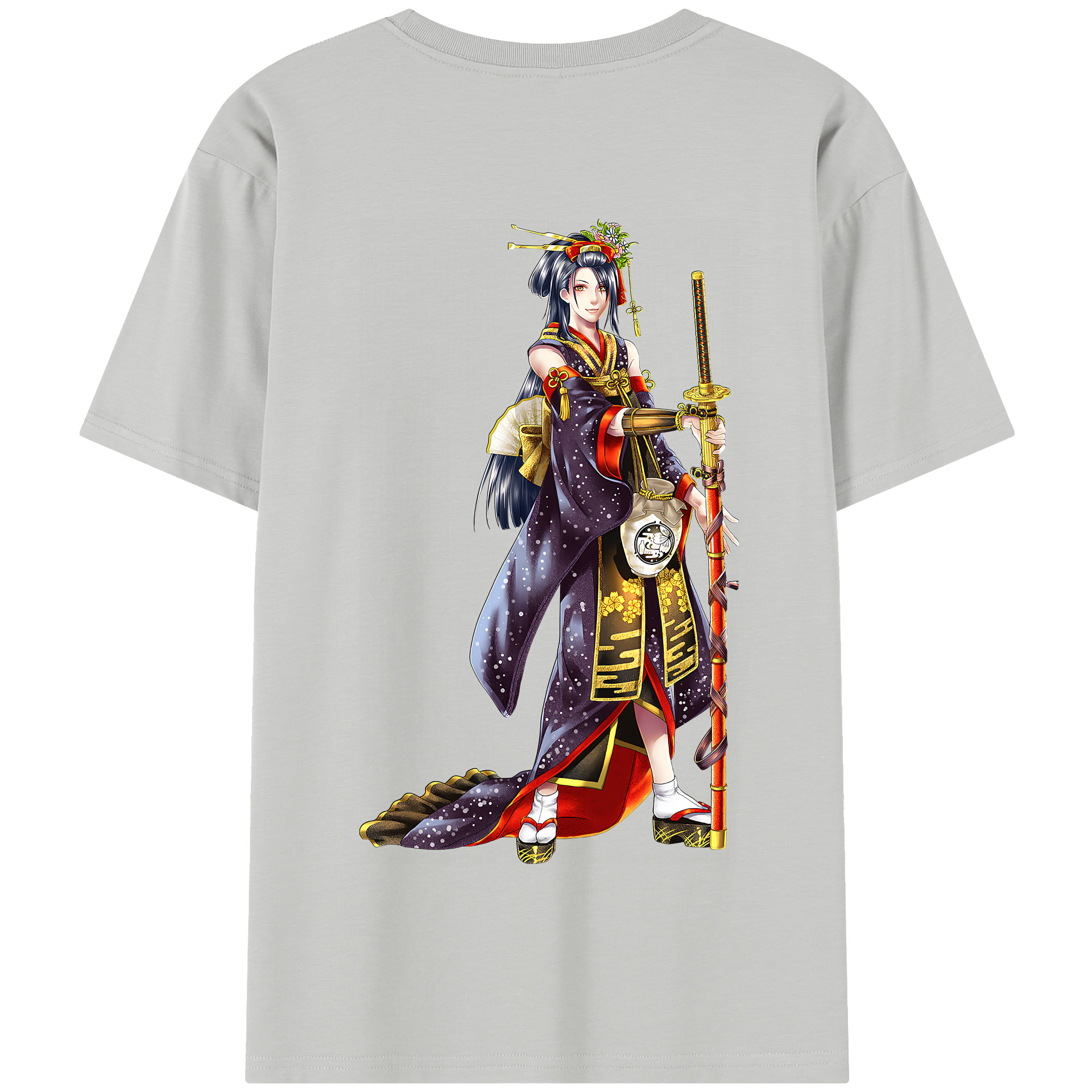 （画像用） 刀剣乱舞 Touken Ranbu 綿100％半袖Tシャツ（背面プリント）