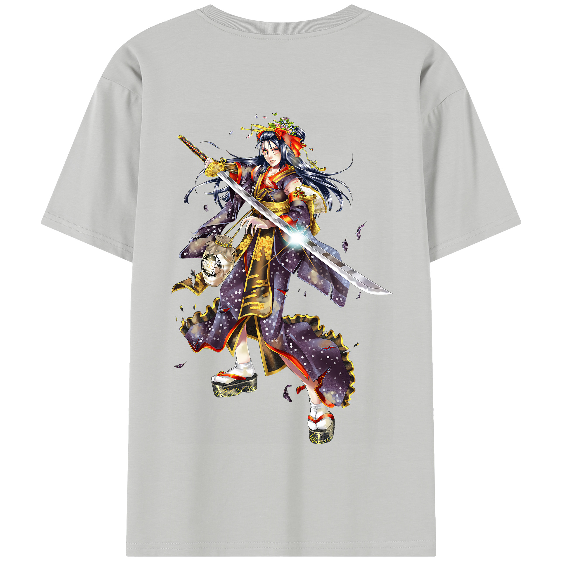 （画像用） 刀剣乱舞 Touken Ranbu 綿100％半袖Tシャツ（背面プリント）
