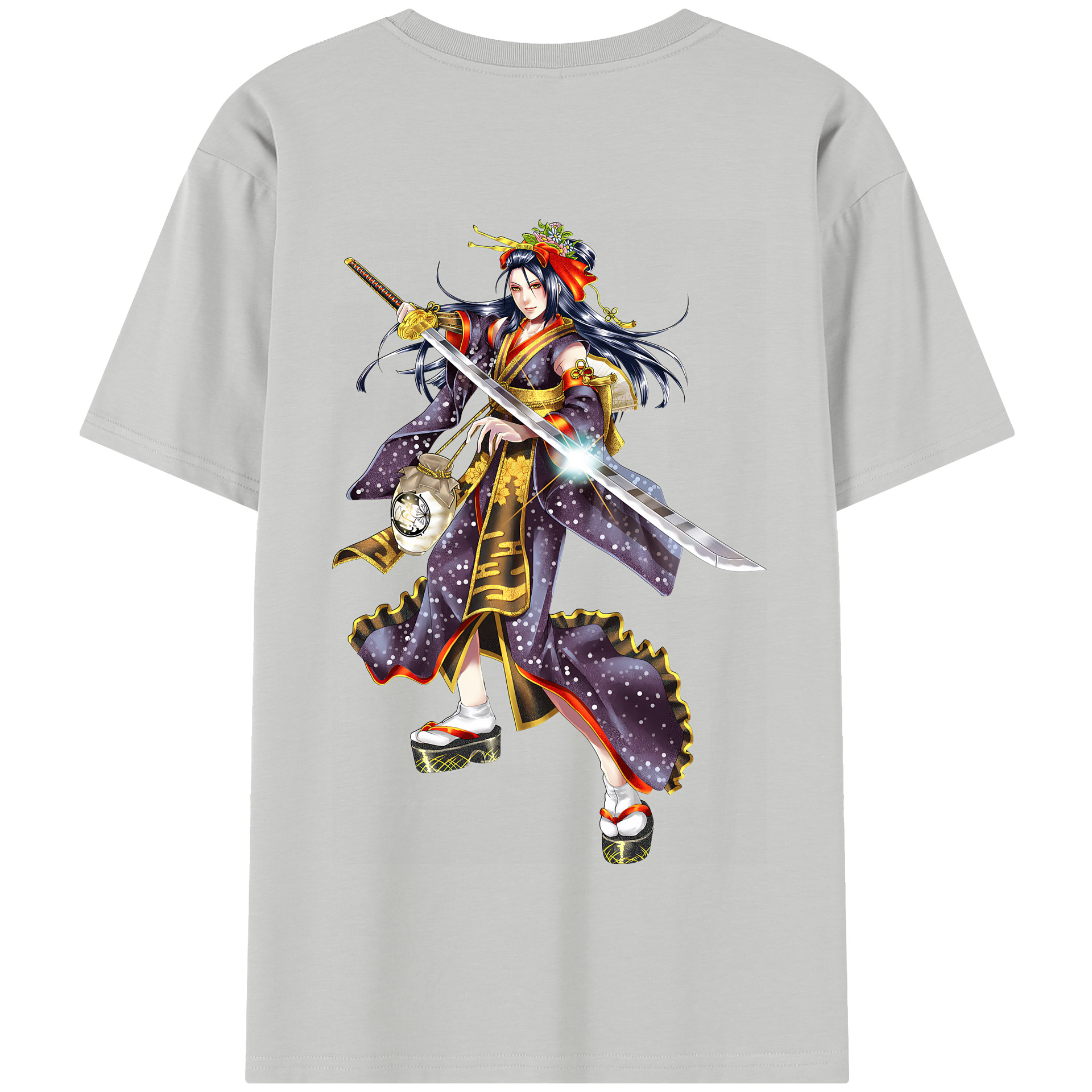 （画像用） 刀剣乱舞 Touken Ranbu 綿100％半袖Tシャツ（背面プリント）
