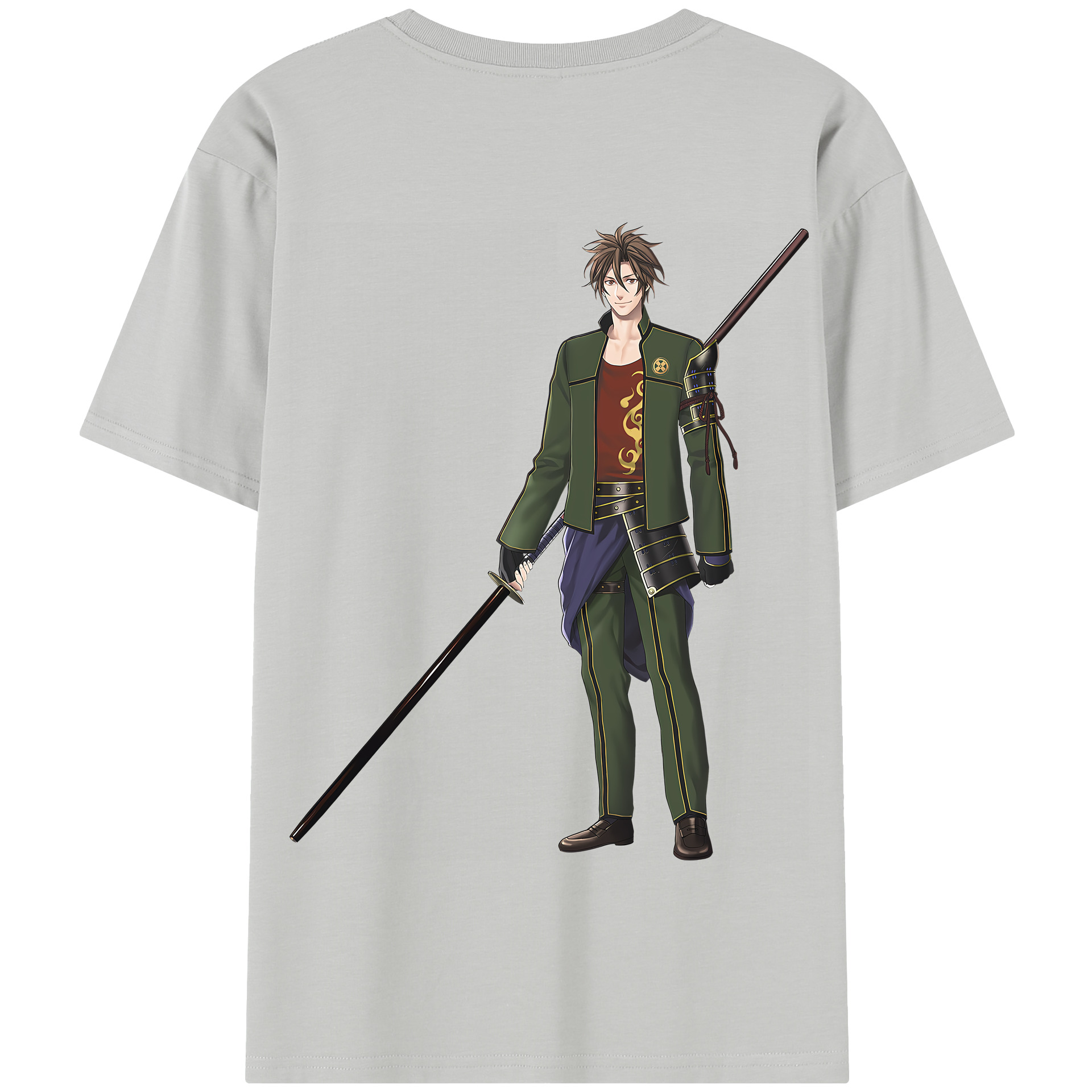 （画像用） 刀剣乱舞 Touken Ranbu 綿100％半袖Tシャツ（背面プリント）