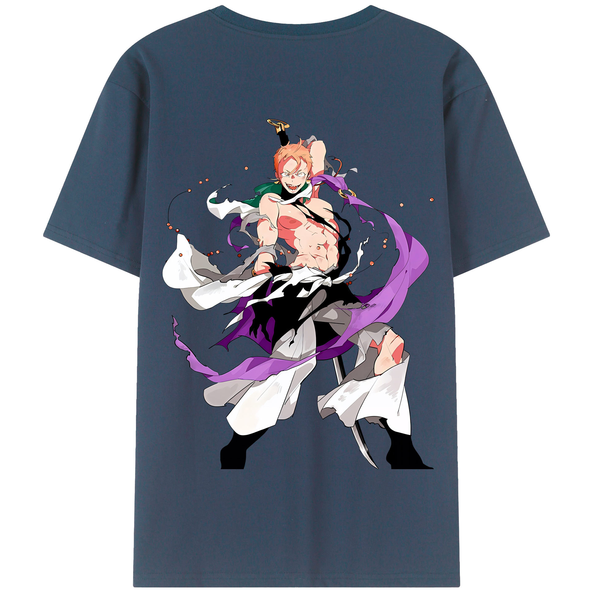 （画像用） 刀剣乱舞 Touken Ranbu 綿100％半袖Tシャツ（背面プリント）
