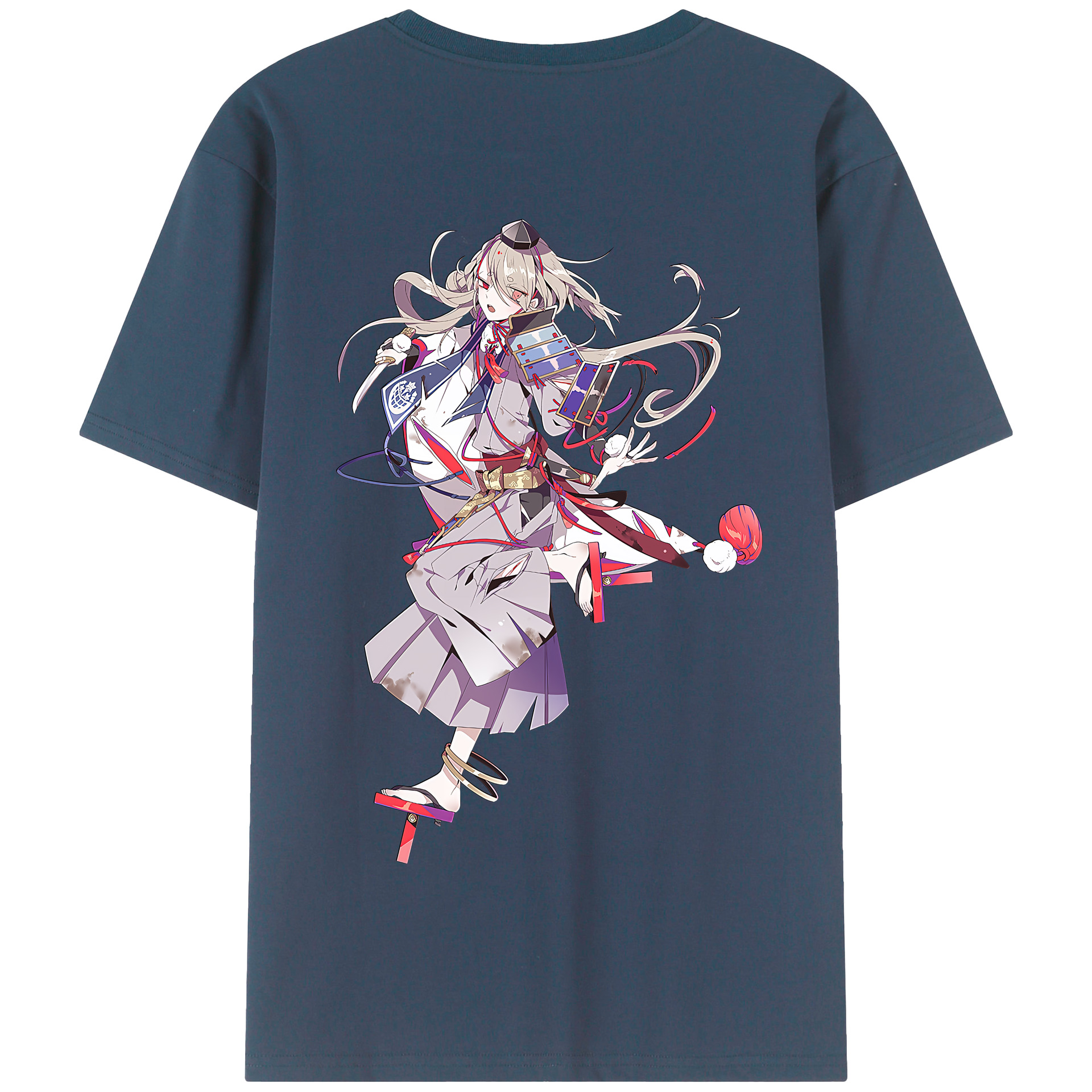 （画像用） 刀剣乱舞 Touken Ranbu 綿100％半袖Tシャツ（背面プリント）