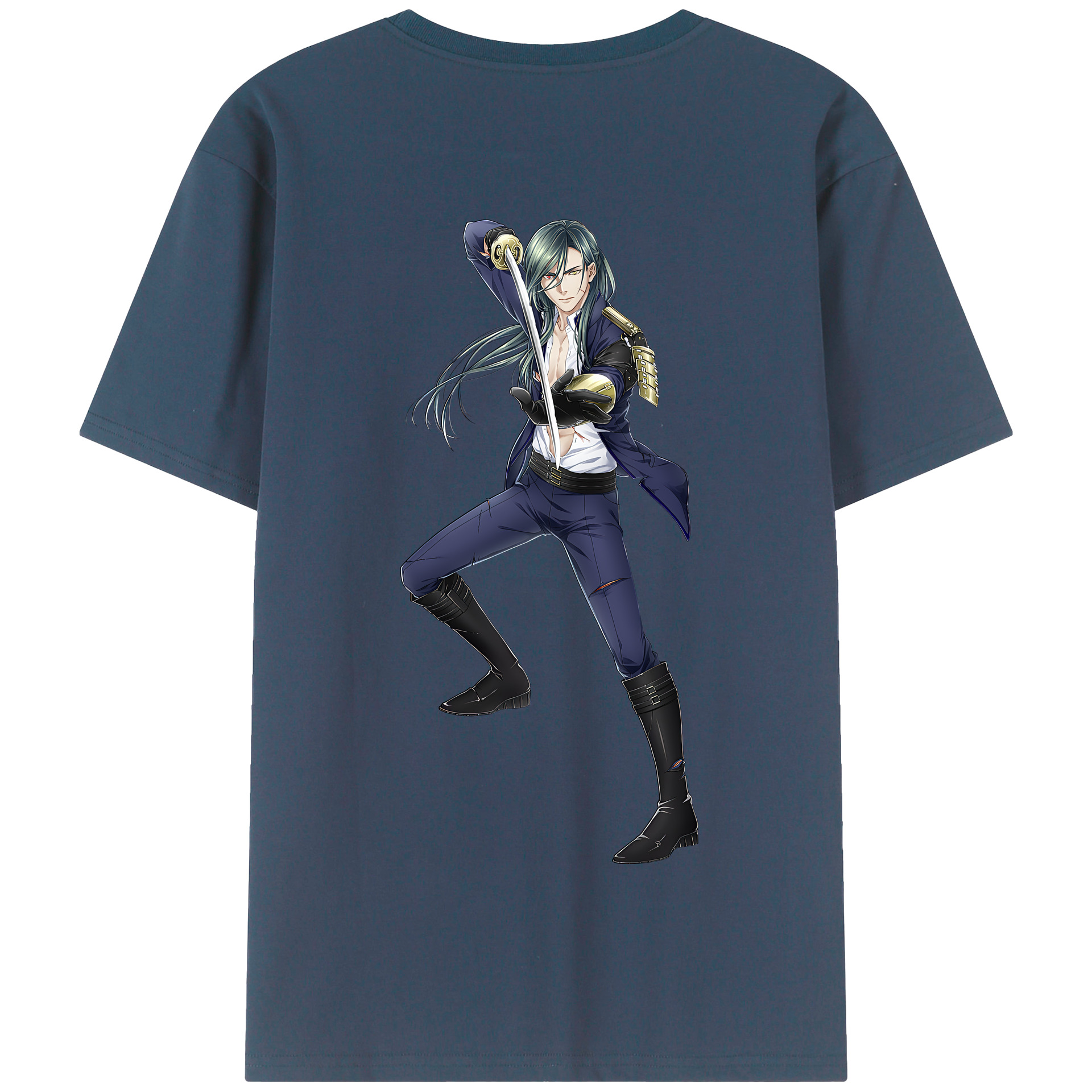 （画像用） 刀剣乱舞 Touken Ranbu 綿100％半袖Tシャツ（背面プリント）