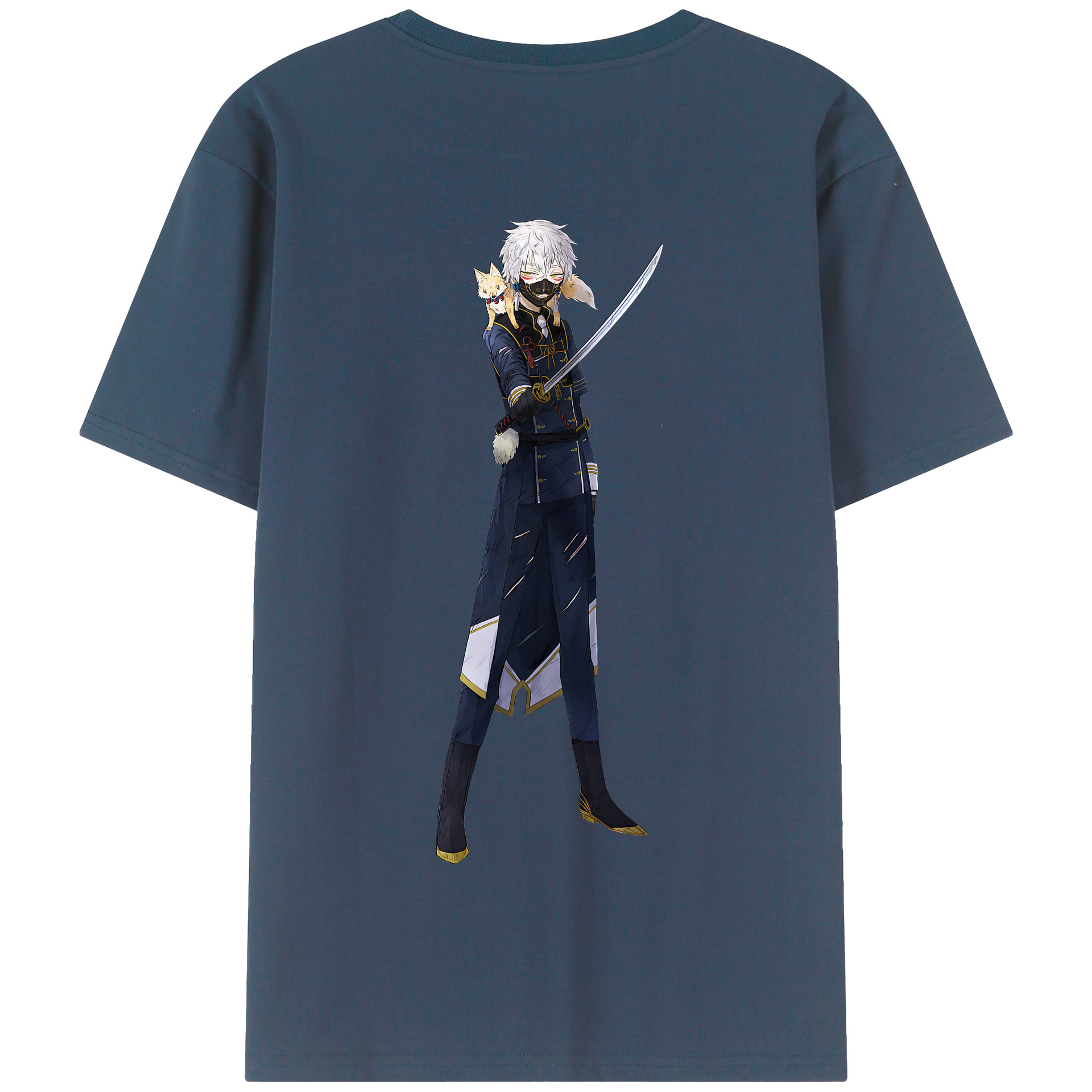（画像用） 刀剣乱舞 Touken Ranbu 綿100％半袖Tシャツ（背面プリント）