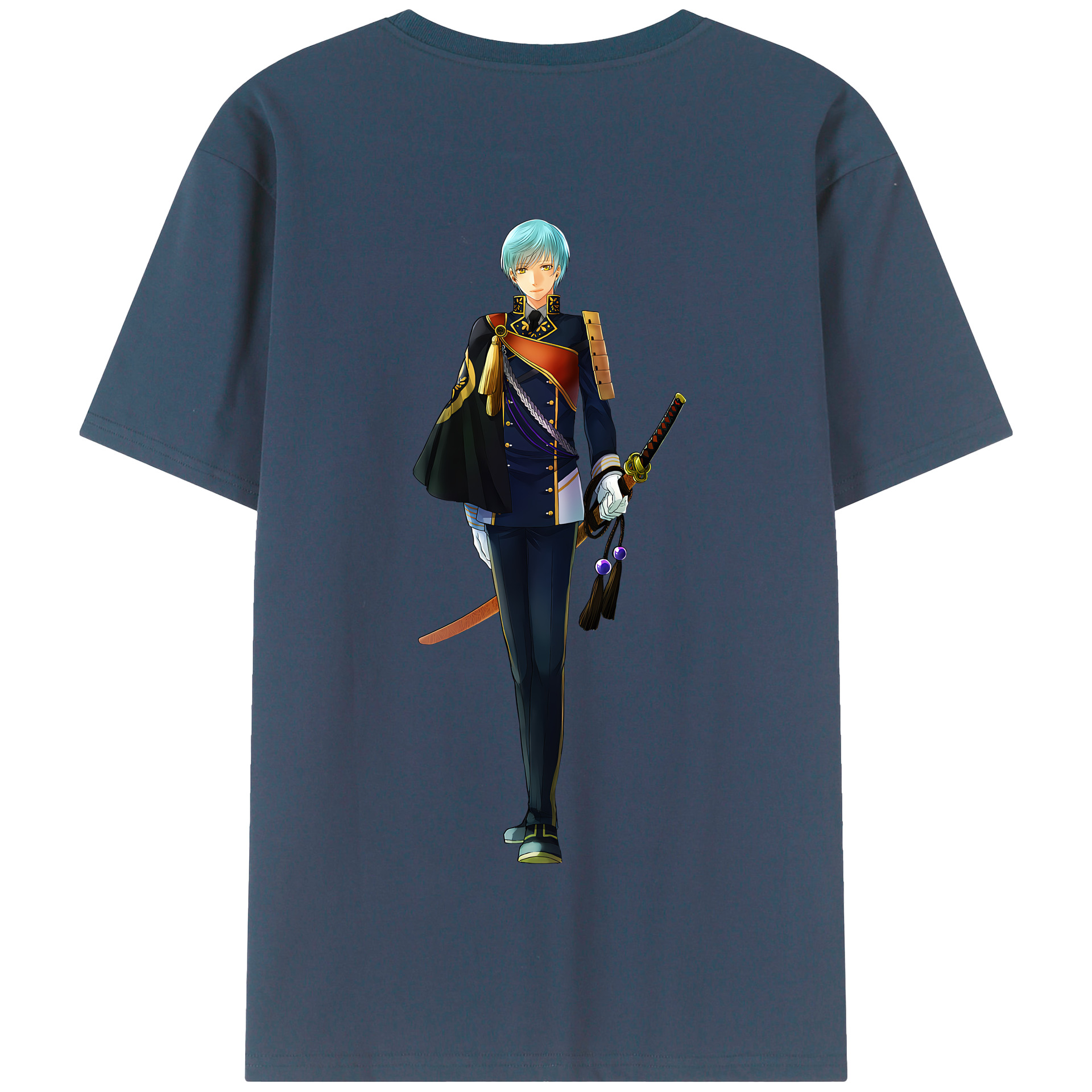 （画像用） 刀剣乱舞 Touken Ranbu 綿100％半袖Tシャツ（背面プリント）
