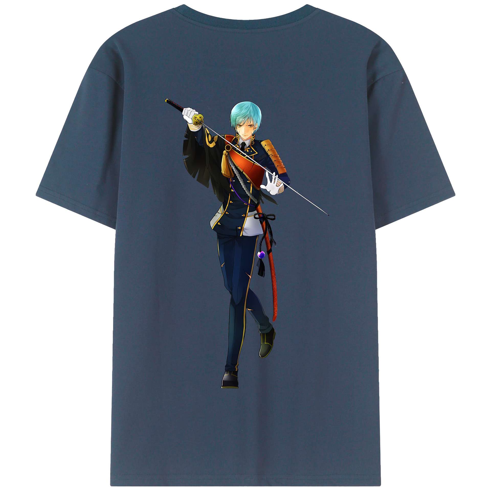 （画像用） 刀剣乱舞 Touken Ranbu 綿100％半袖Tシャツ（背面プリント）