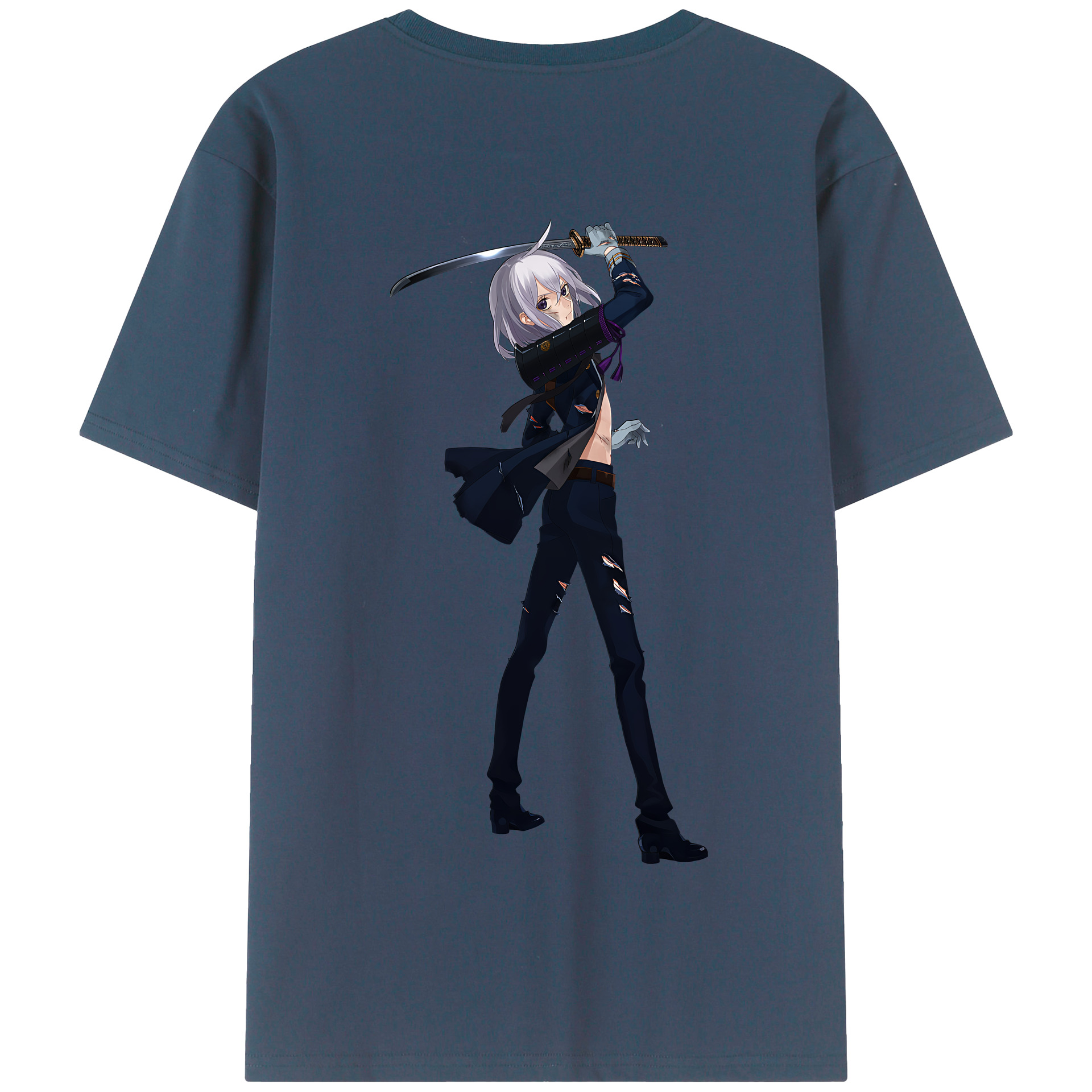 （画像用） 刀剣乱舞 Touken Ranbu 綿100％半袖Tシャツ（背面プリント）