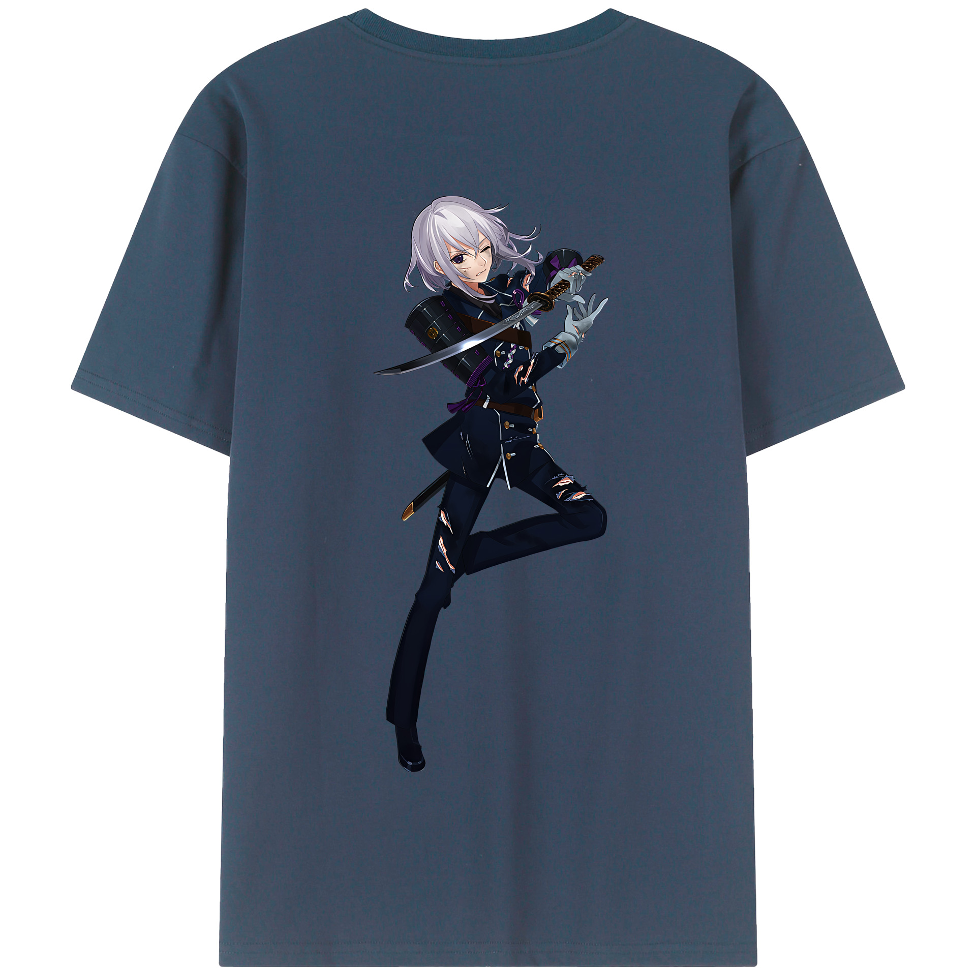 （画像用） 刀剣乱舞 Touken Ranbu 綿100％半袖Tシャツ（背面プリント）