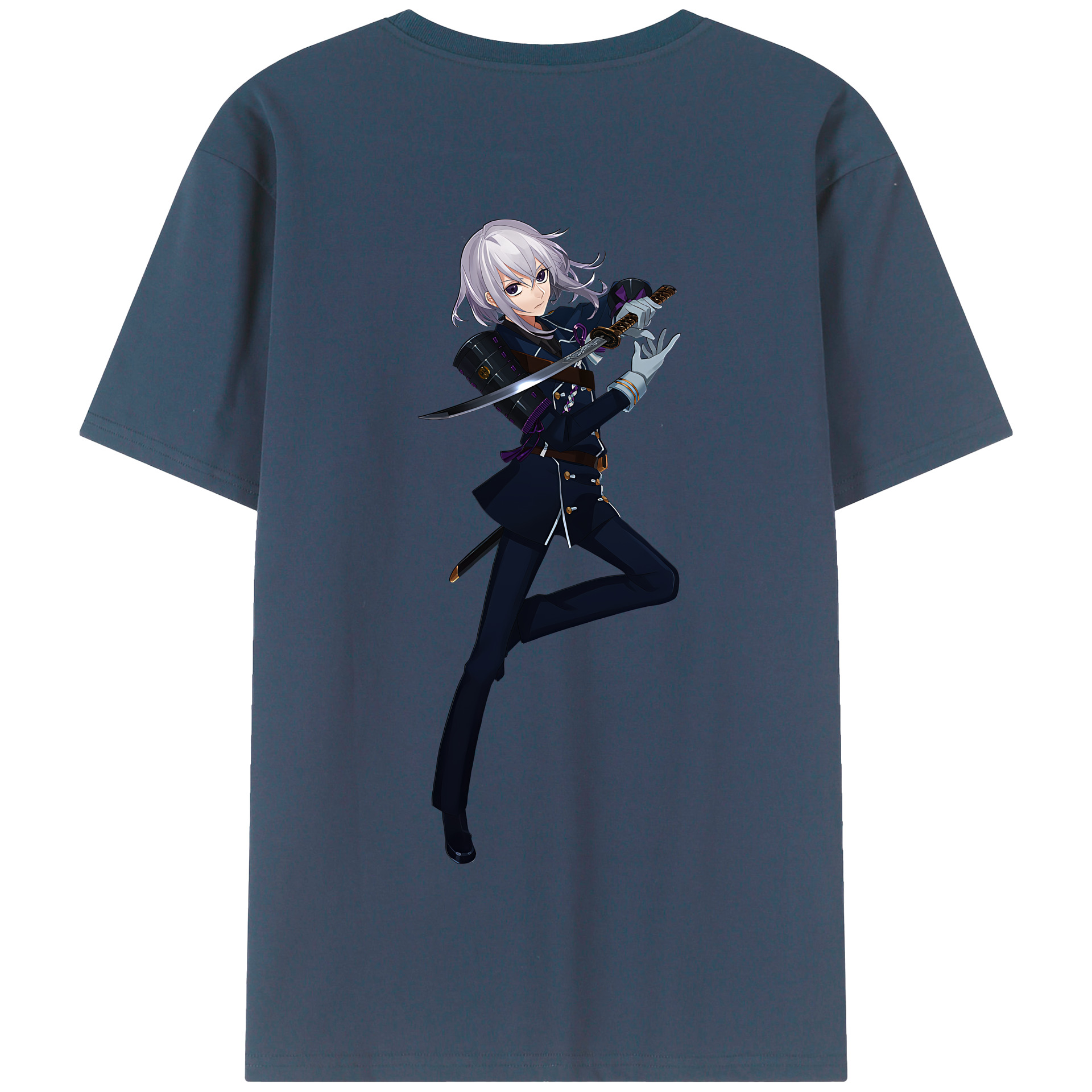 （画像用） 刀剣乱舞 Touken Ranbu 綿100％半袖Tシャツ（背面プリント）
