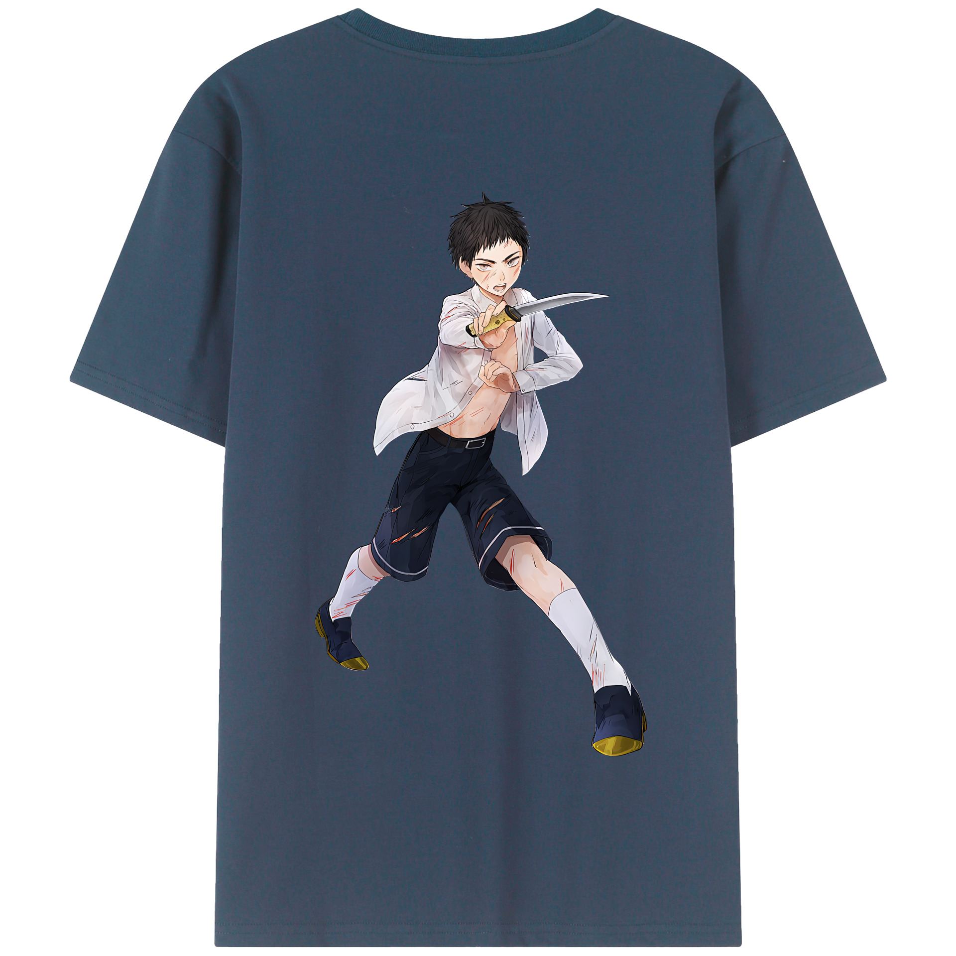（画像用） 刀剣乱舞 Touken Ranbu 綿100％半袖Tシャツ（背面プリント）