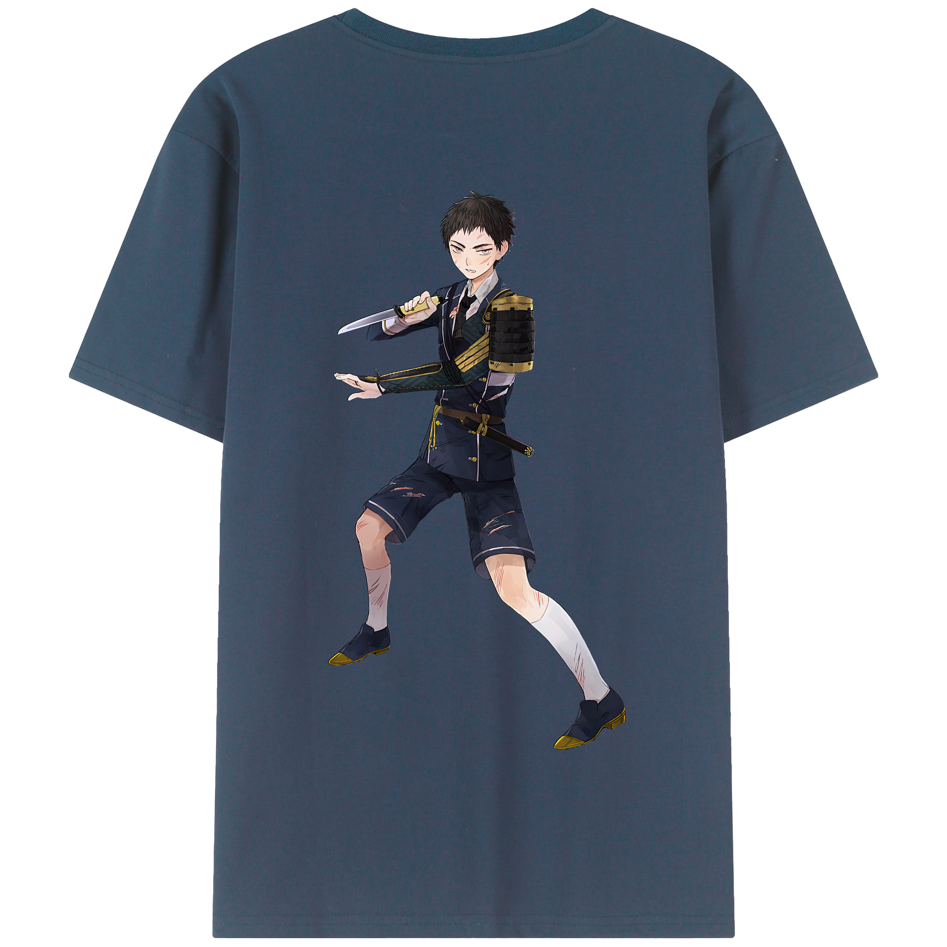 （画像用） 刀剣乱舞 Touken Ranbu 綿100％半袖Tシャツ（背面プリント）